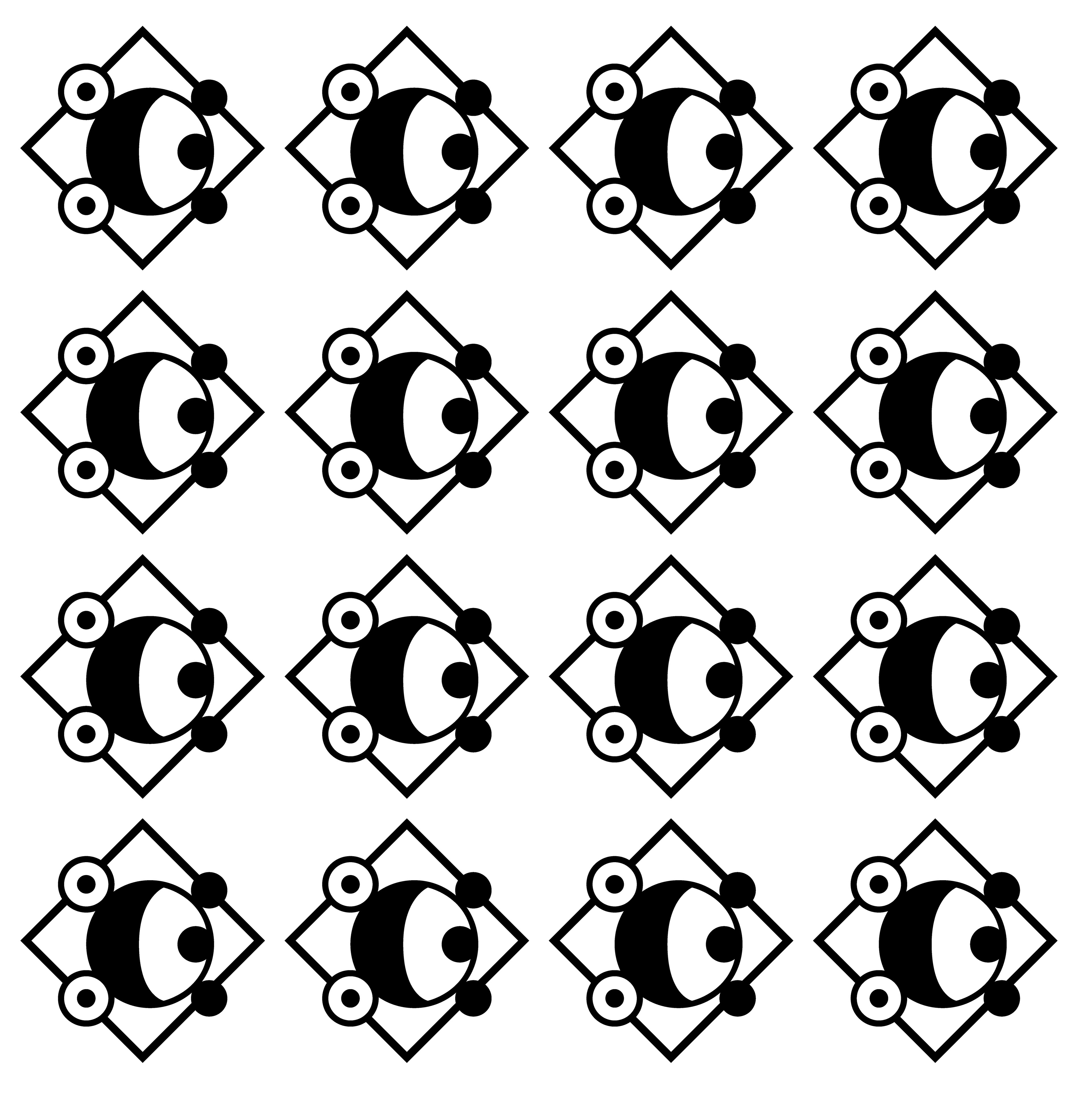 Quadricycle, Digital Art, Pattern 1, 2022