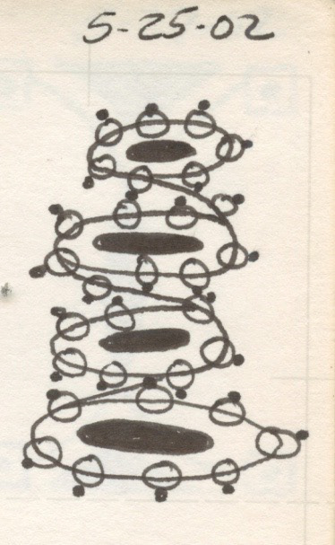 Light Rings, Pen and Ink on Paper, 2002