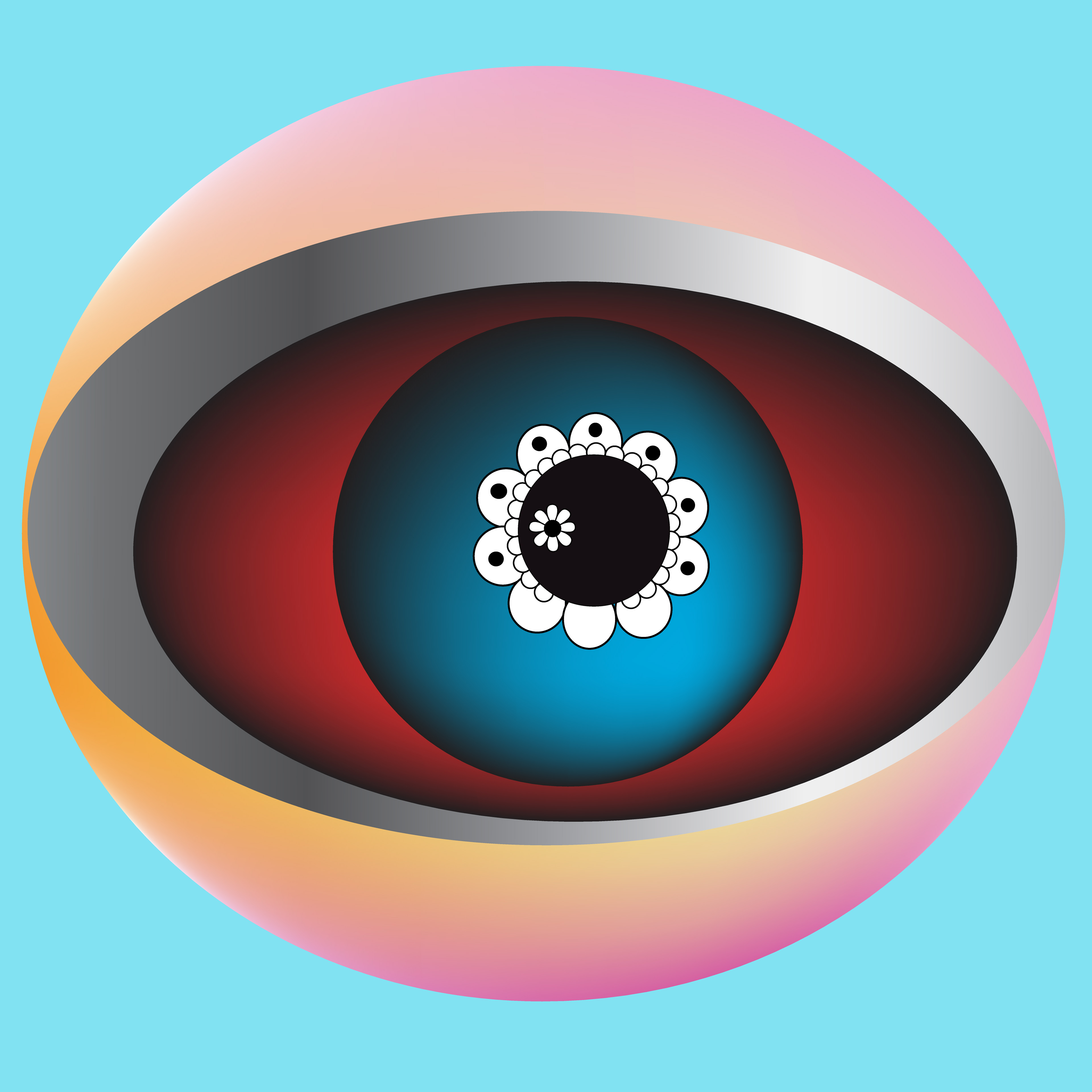 Flower Eye, Digital Art, 2014
