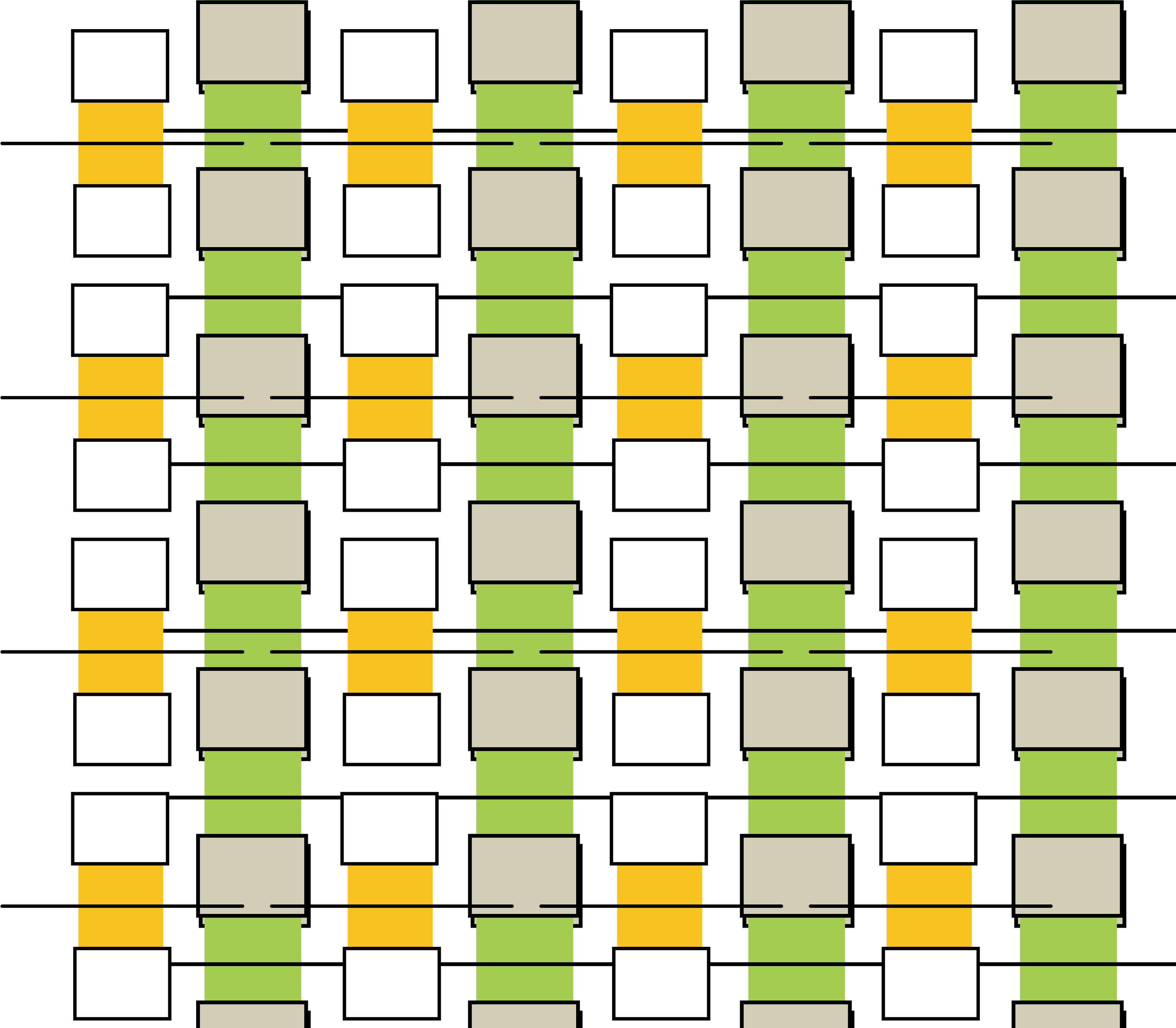 Robot Clock, Digital Art, Pattern 2, 2023