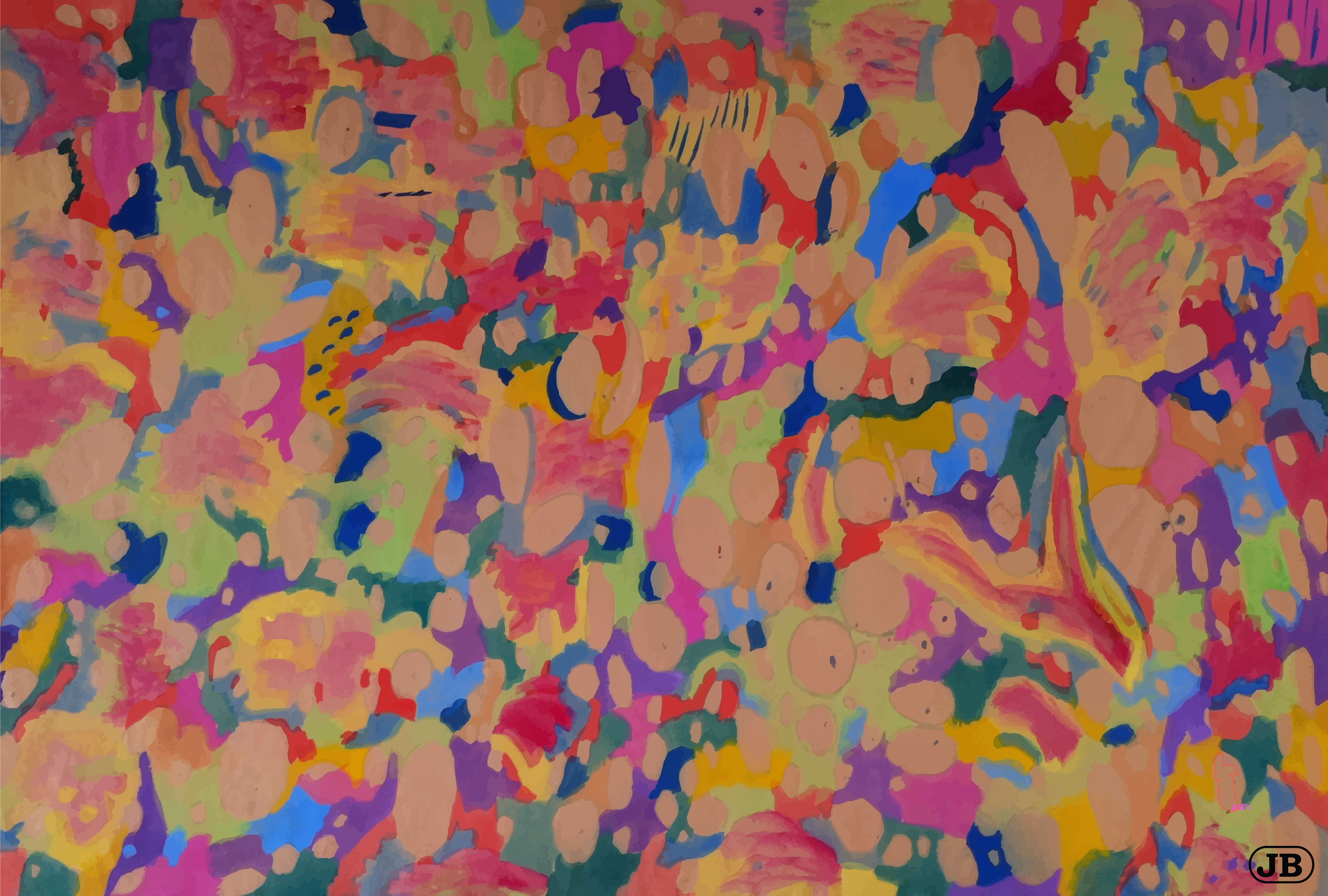 Colour Dream - Illustrator Image Trace, 2024