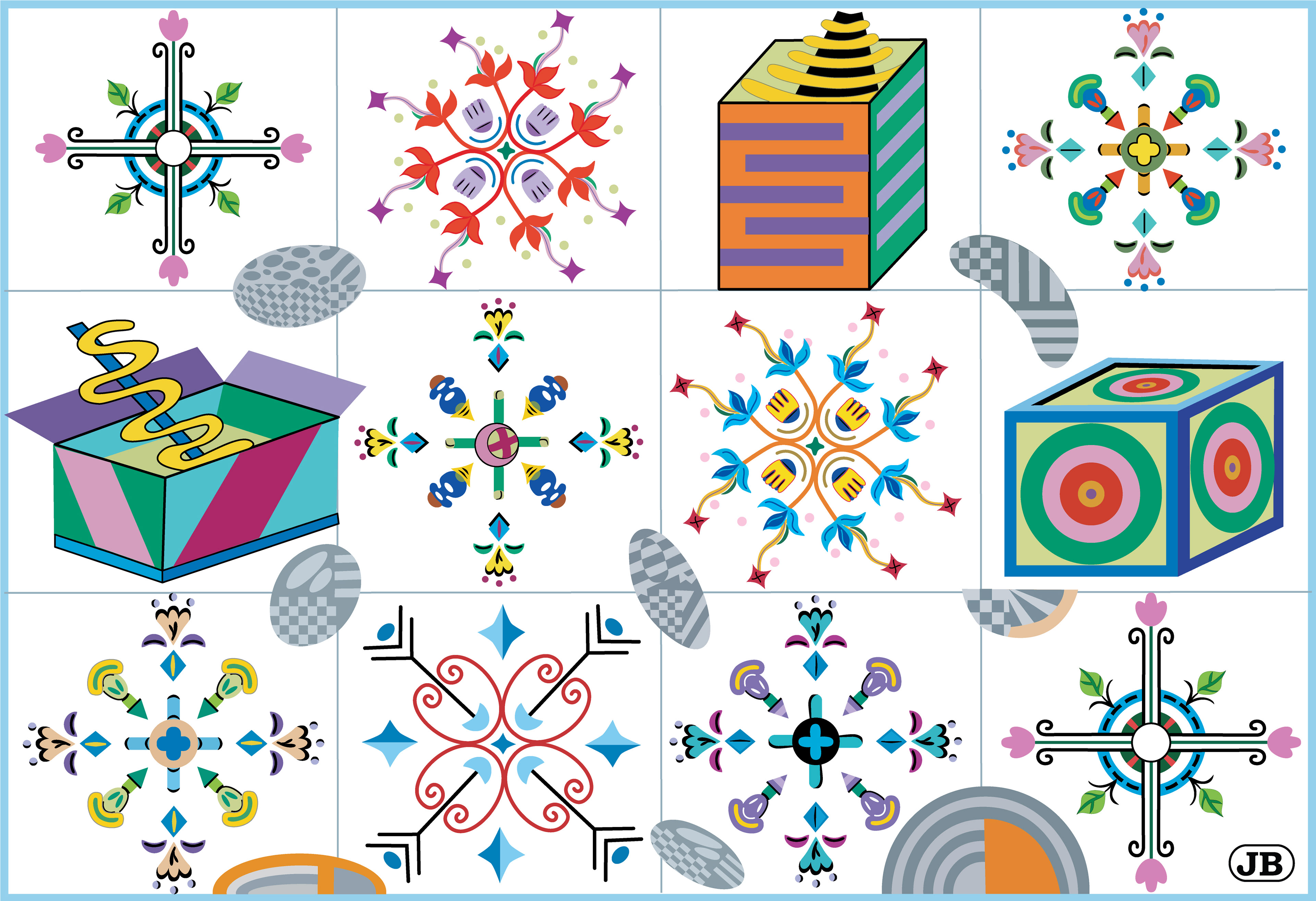 Toy Garden, Digital Art, 2021