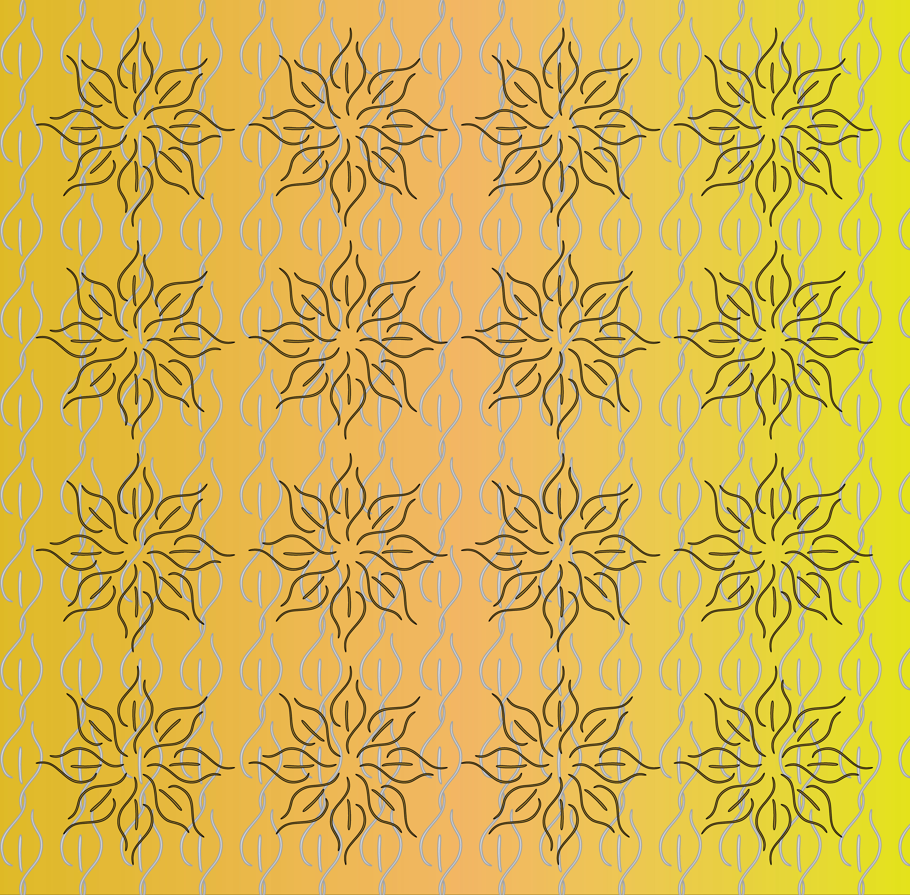 Flickering Candle Flame, Digital Art, Radial 1, 2025