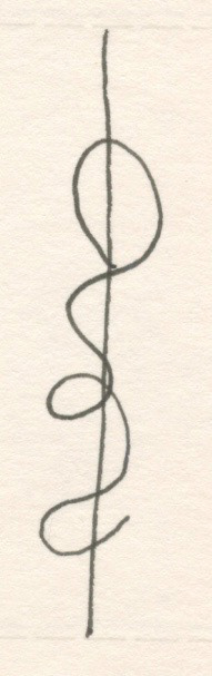 Needle Threads, Pen and Ink on Paper, Drawing 3, 2002