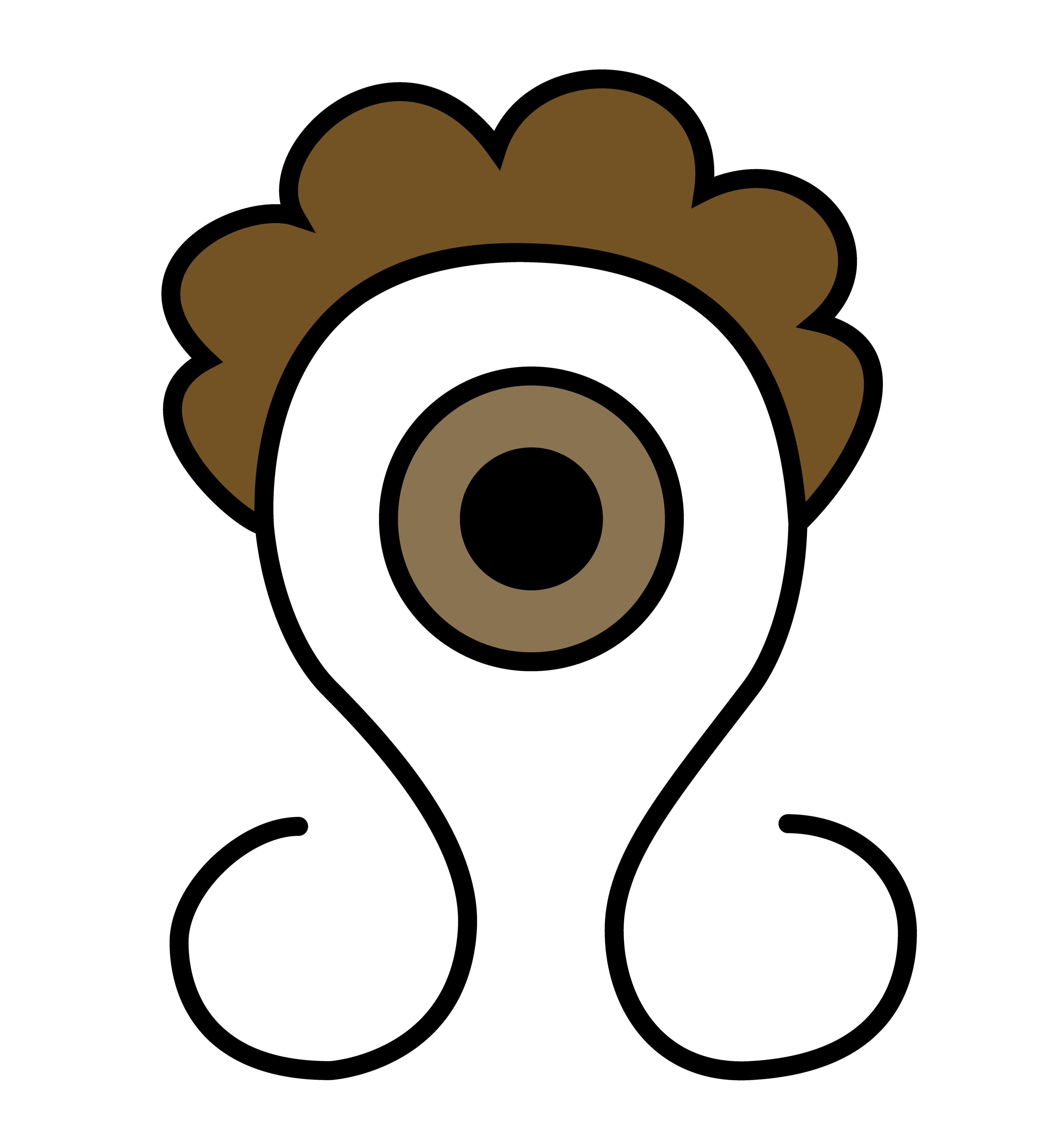 Monocle Eye, Vector Drawing 3, 2025