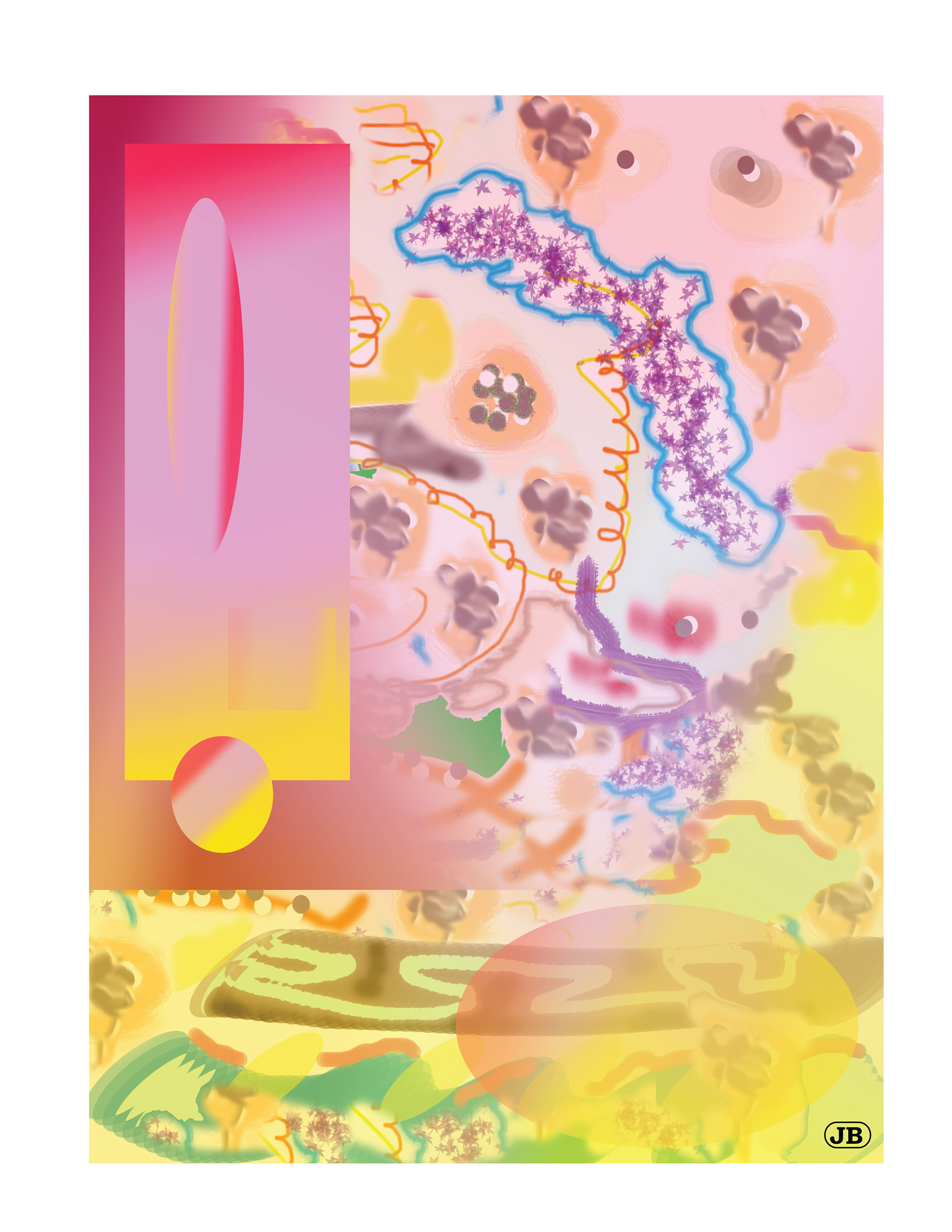 Skeleton Keyhole, Digital Art, 2005