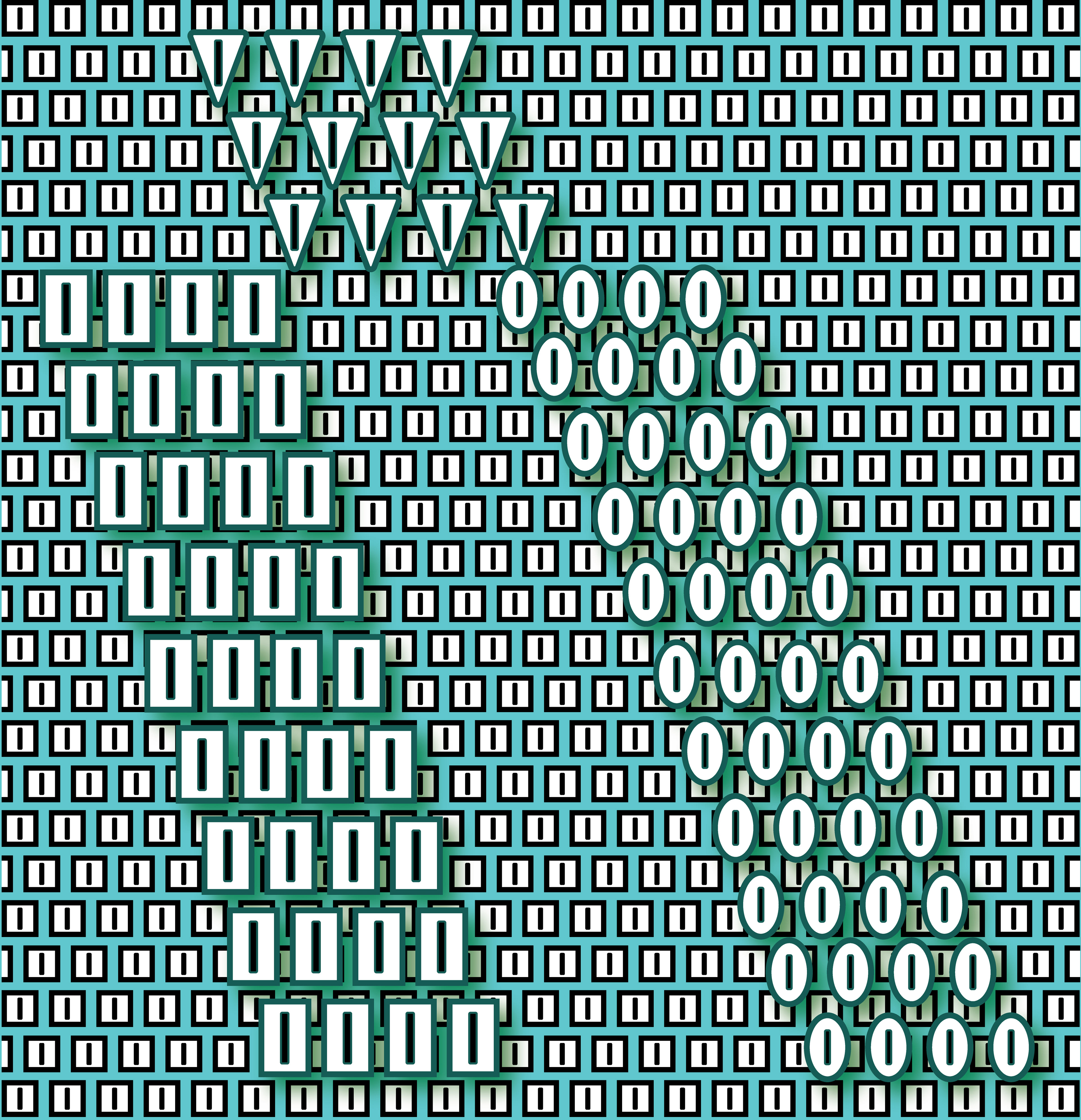 Tilted Archway, Digital Art, Pattern 3, 2026