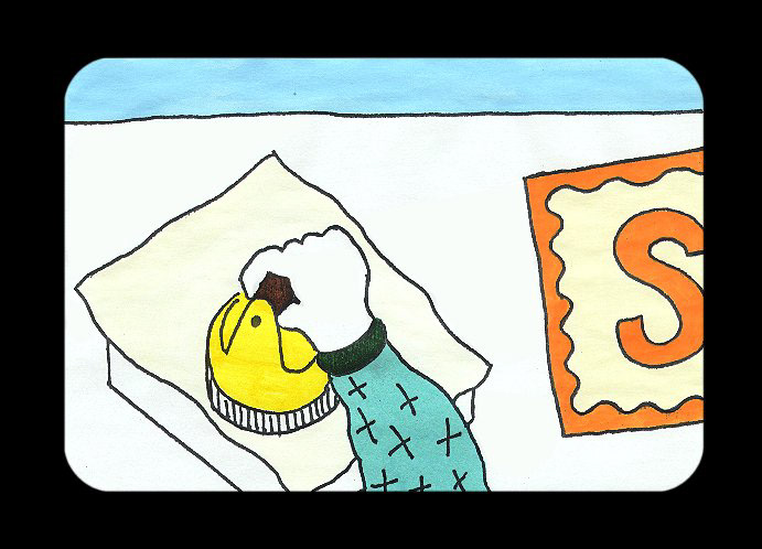 Linoleum Block Printing for Beginners, slide # 40, 1993