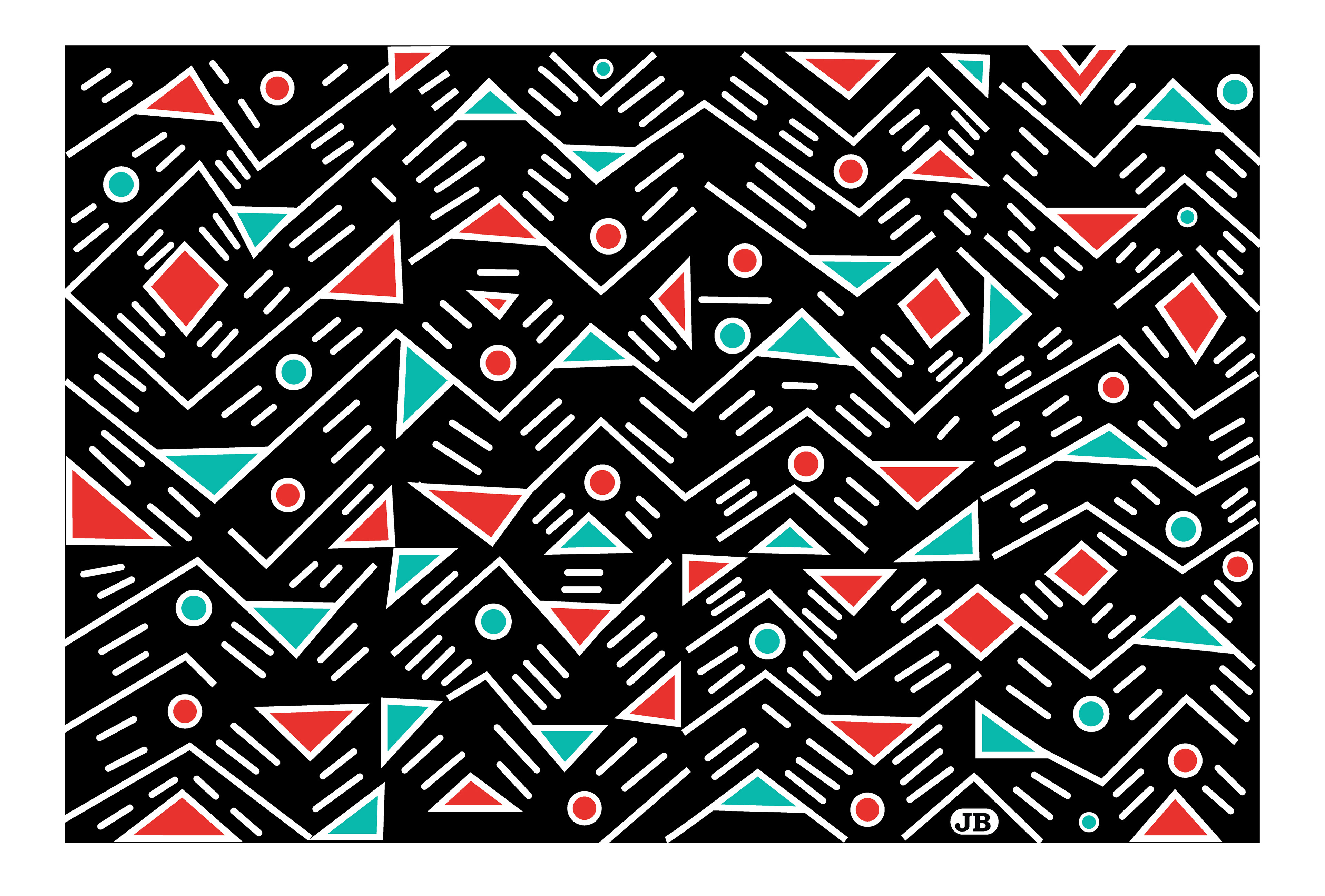 Snow Maze, Digital Art, 2006