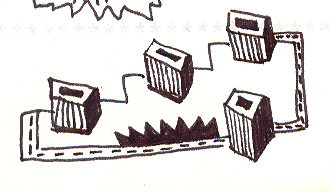 1988-05-17-a3, Magic Marker on Scrap paper, 1988