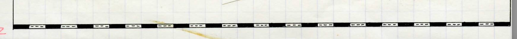 Archive Drawer Border, Pen and Ink on Graph Paper, 1986