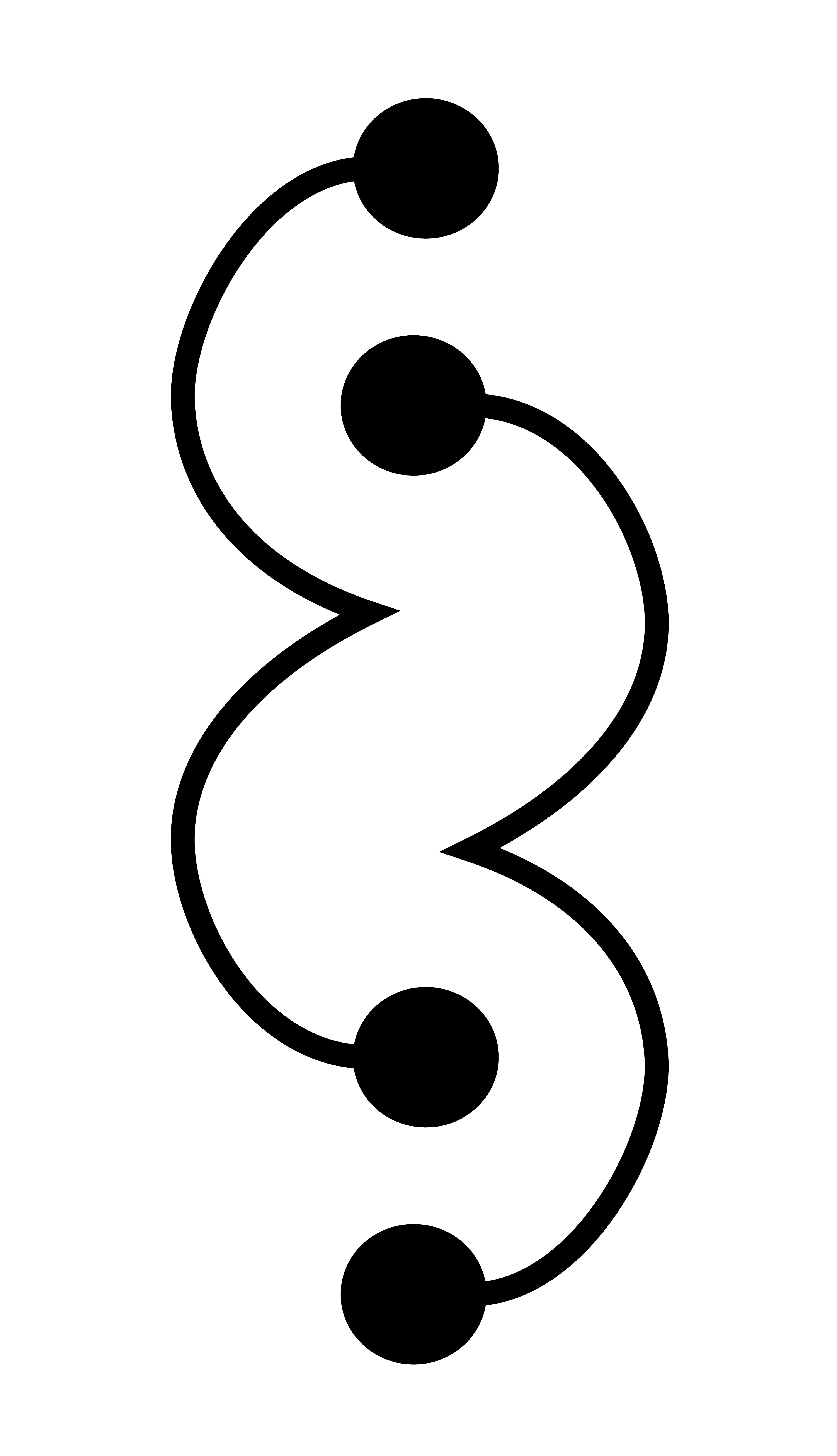 Knotted Threads, Vector Drawing, 2021