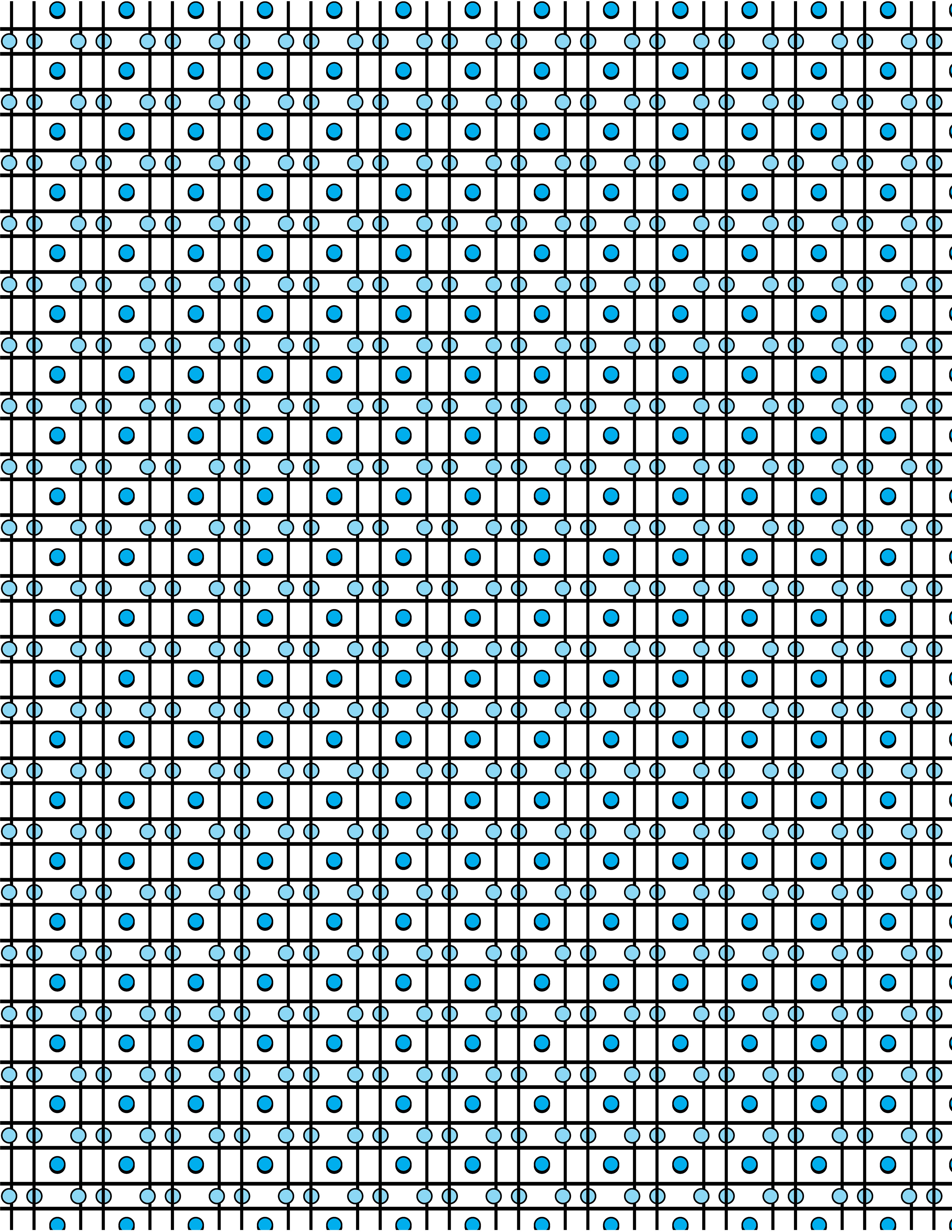 Dot Plot Pattern, Digital Art, 2022