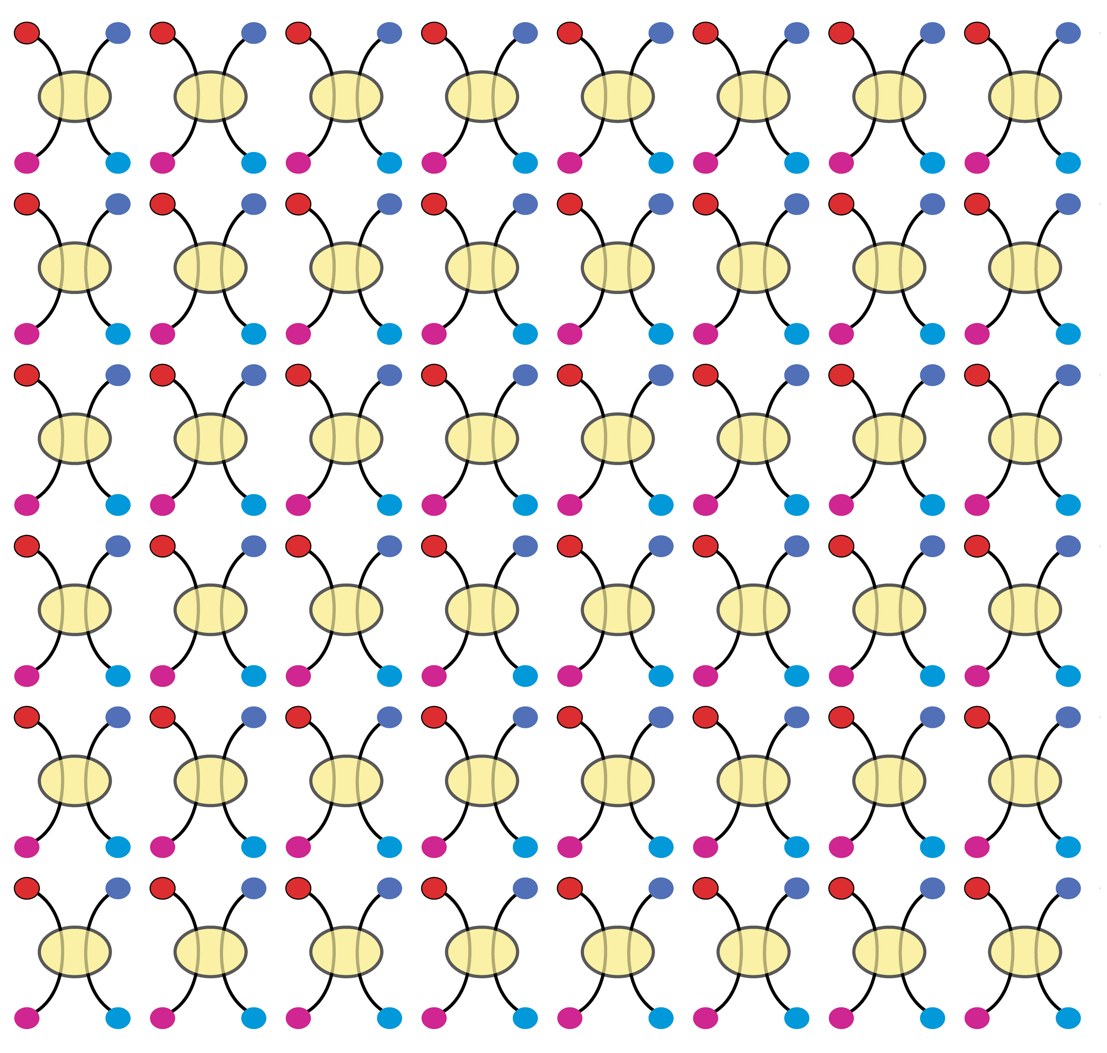 Ballpoint Pins, Digital Art, Pattern 2, 2022