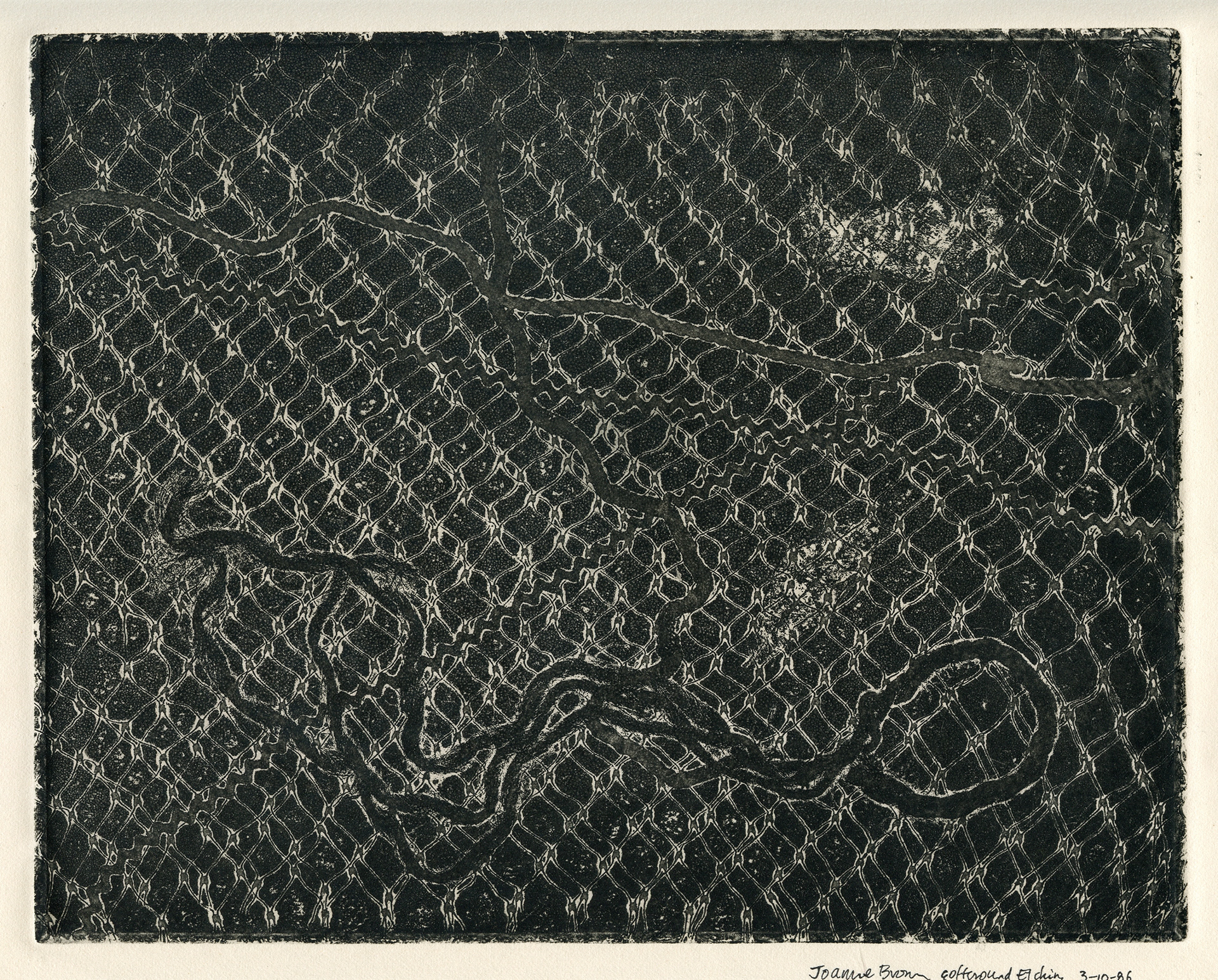 Net, Softground Etching, 1986
