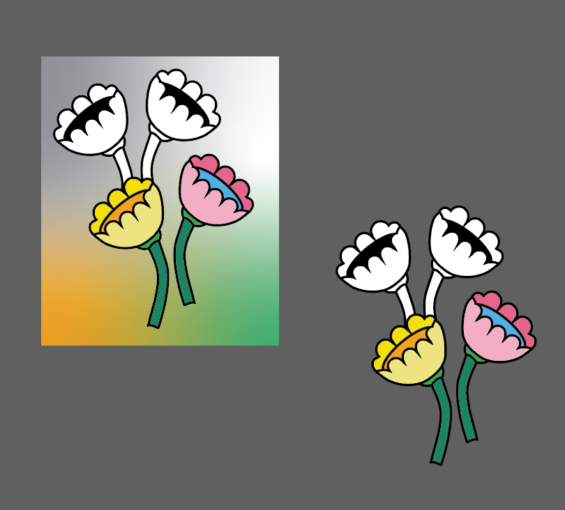 Flower Cups, Pattern Block, Digital Art, 2019