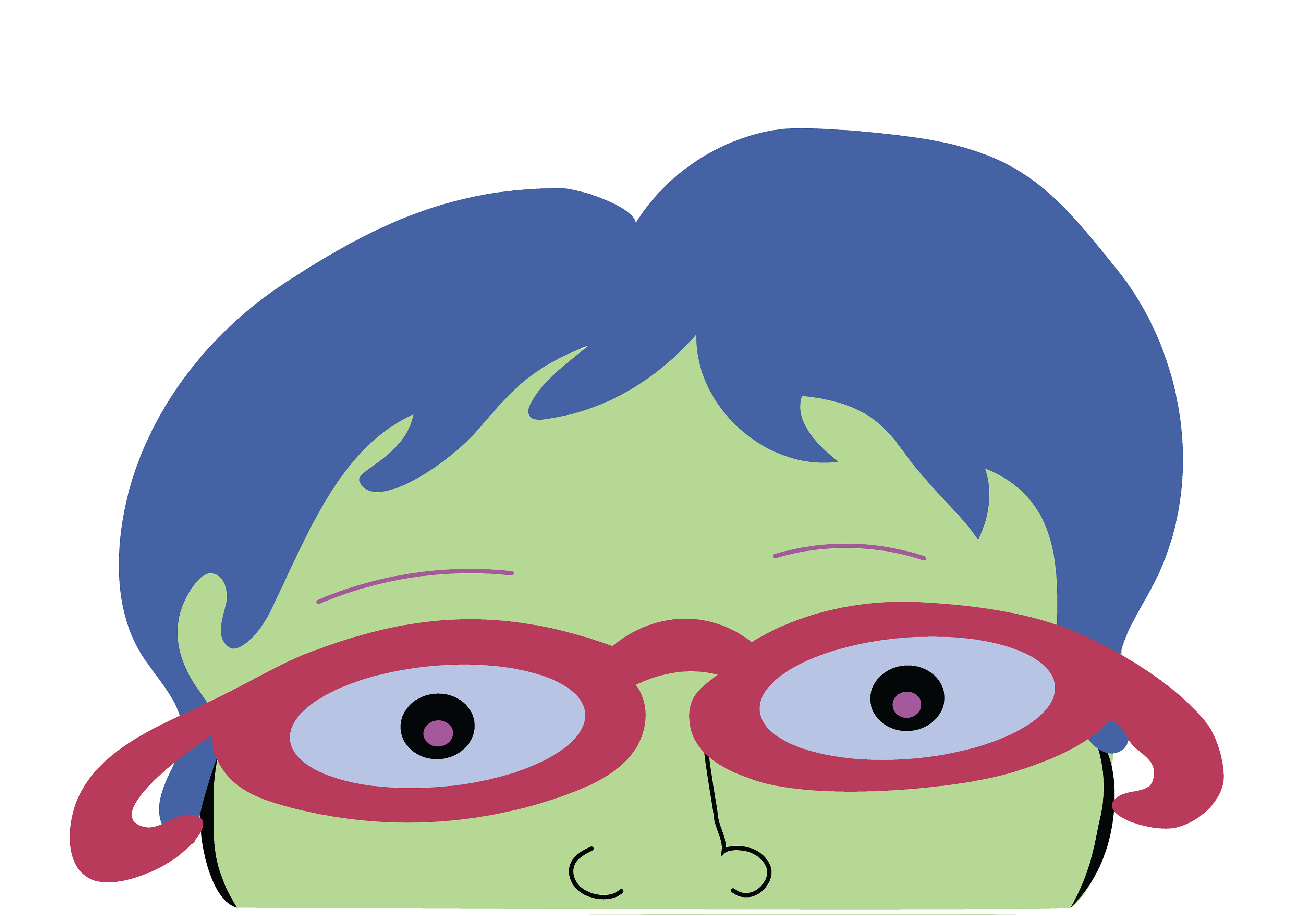 Four Eyes, Digital Art, Artwork Face 6, 2025