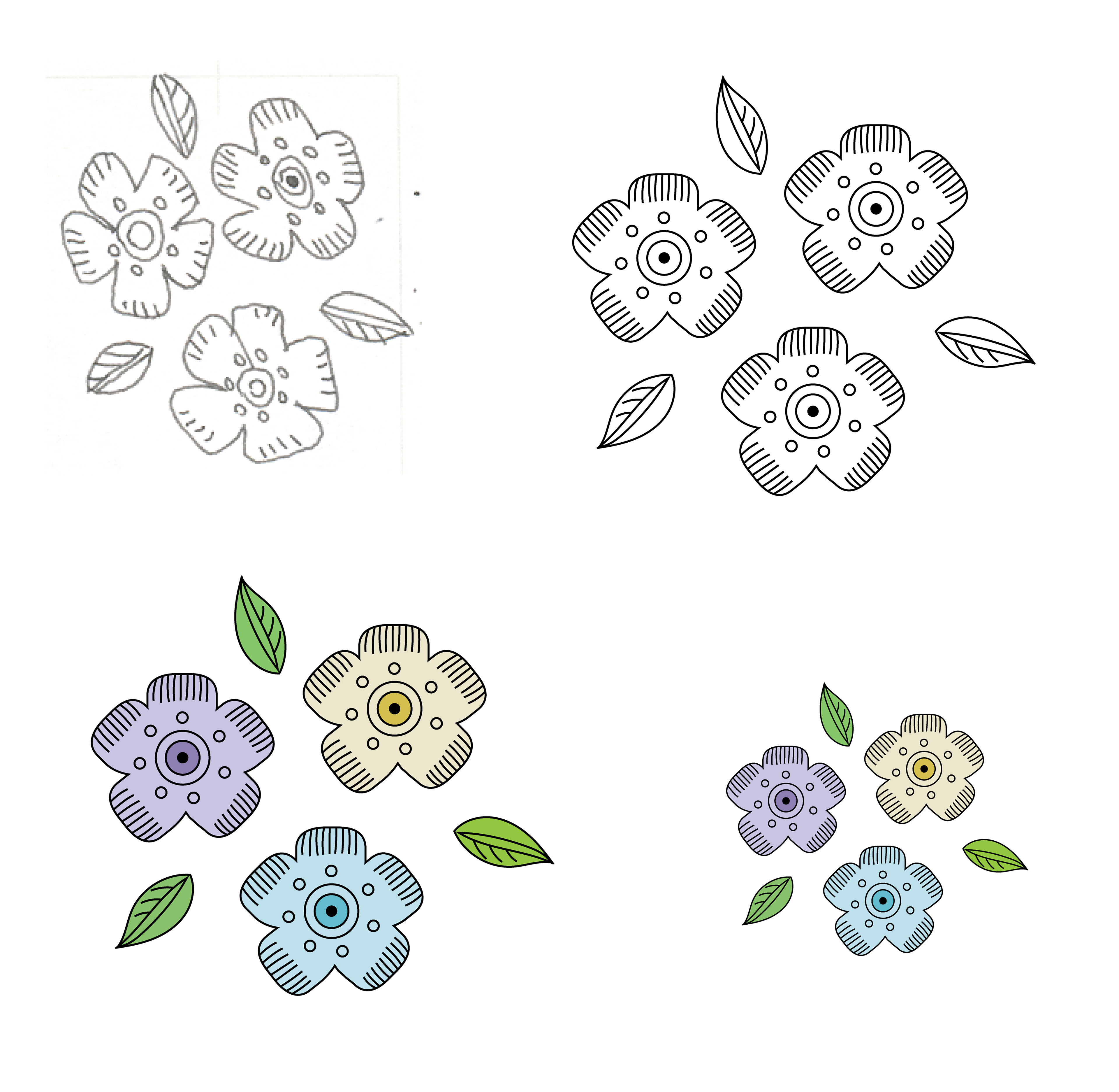 Drawings for Trellis Pattern, 2022