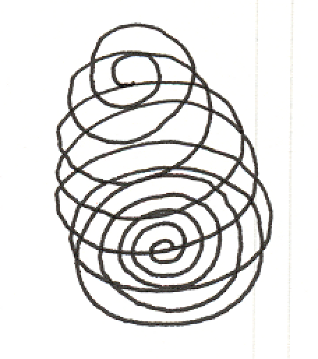Sketch for Spiral Storm - 1991-07-10-JB-d2