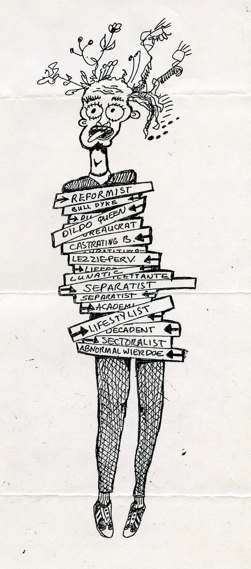 Labels, Pen and Ink, 1979