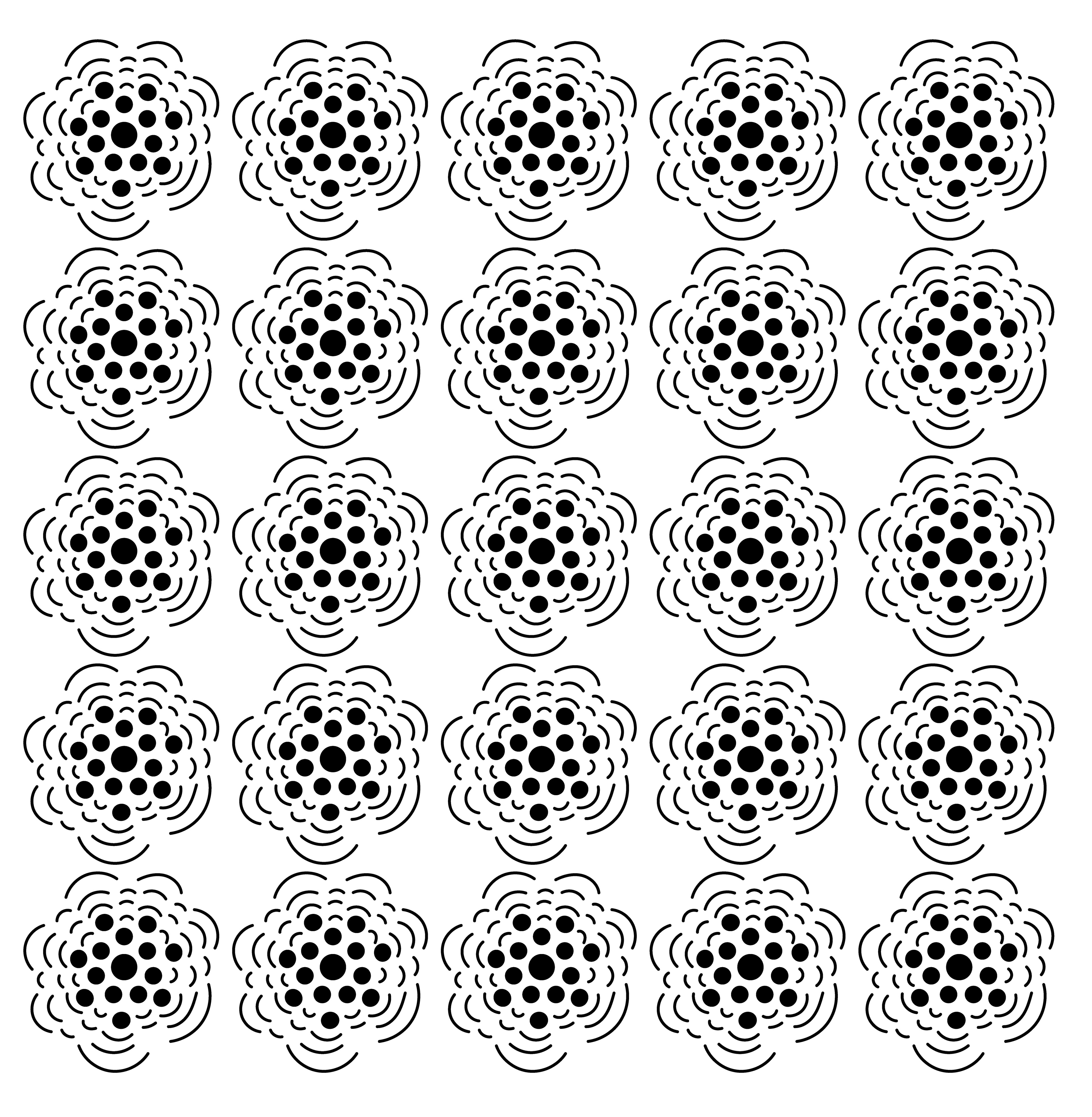 Floret, Digital Art, Pattern 1, 2020