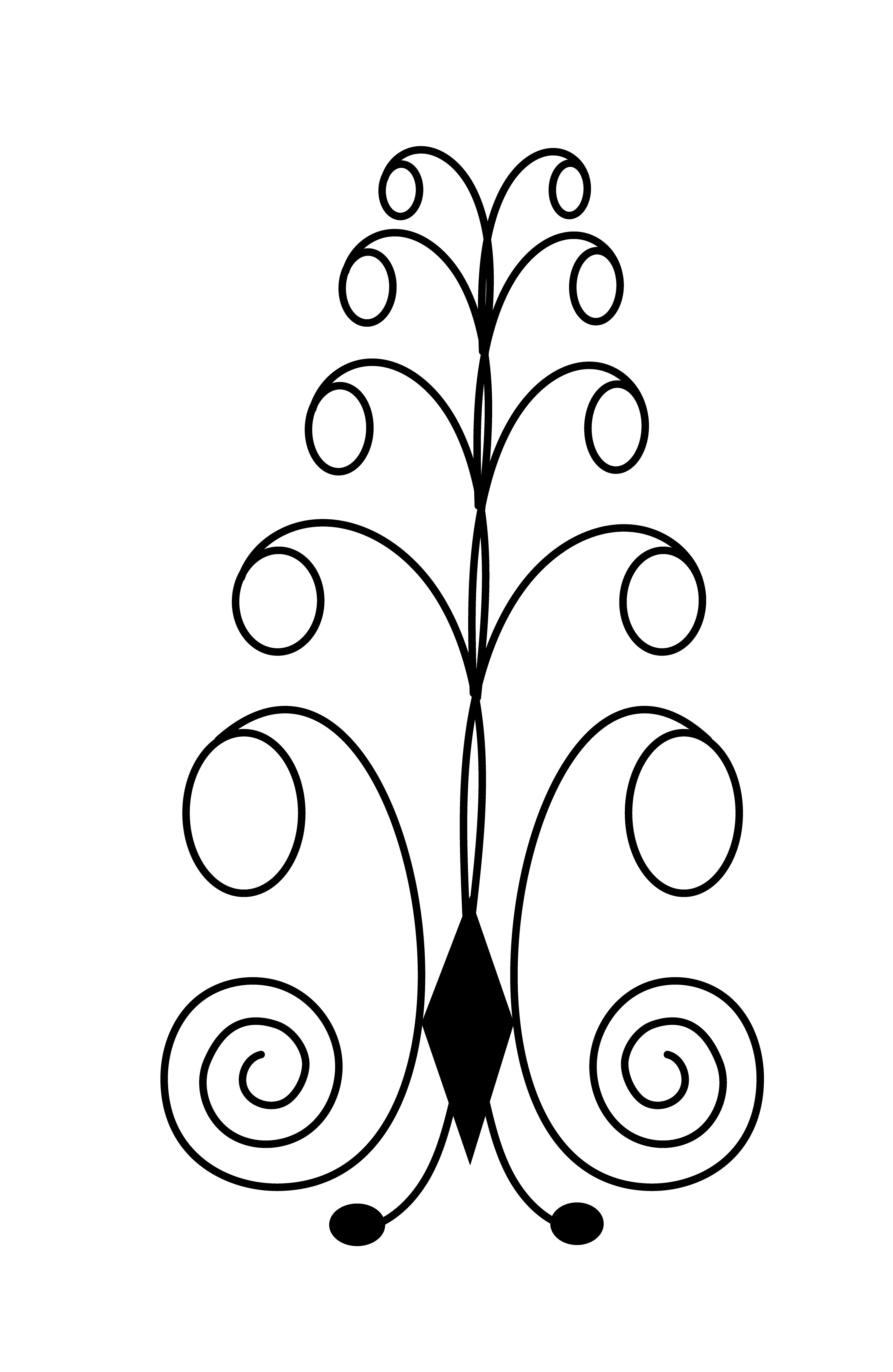 Jewel Tree, Vector Drawing 1, 2022