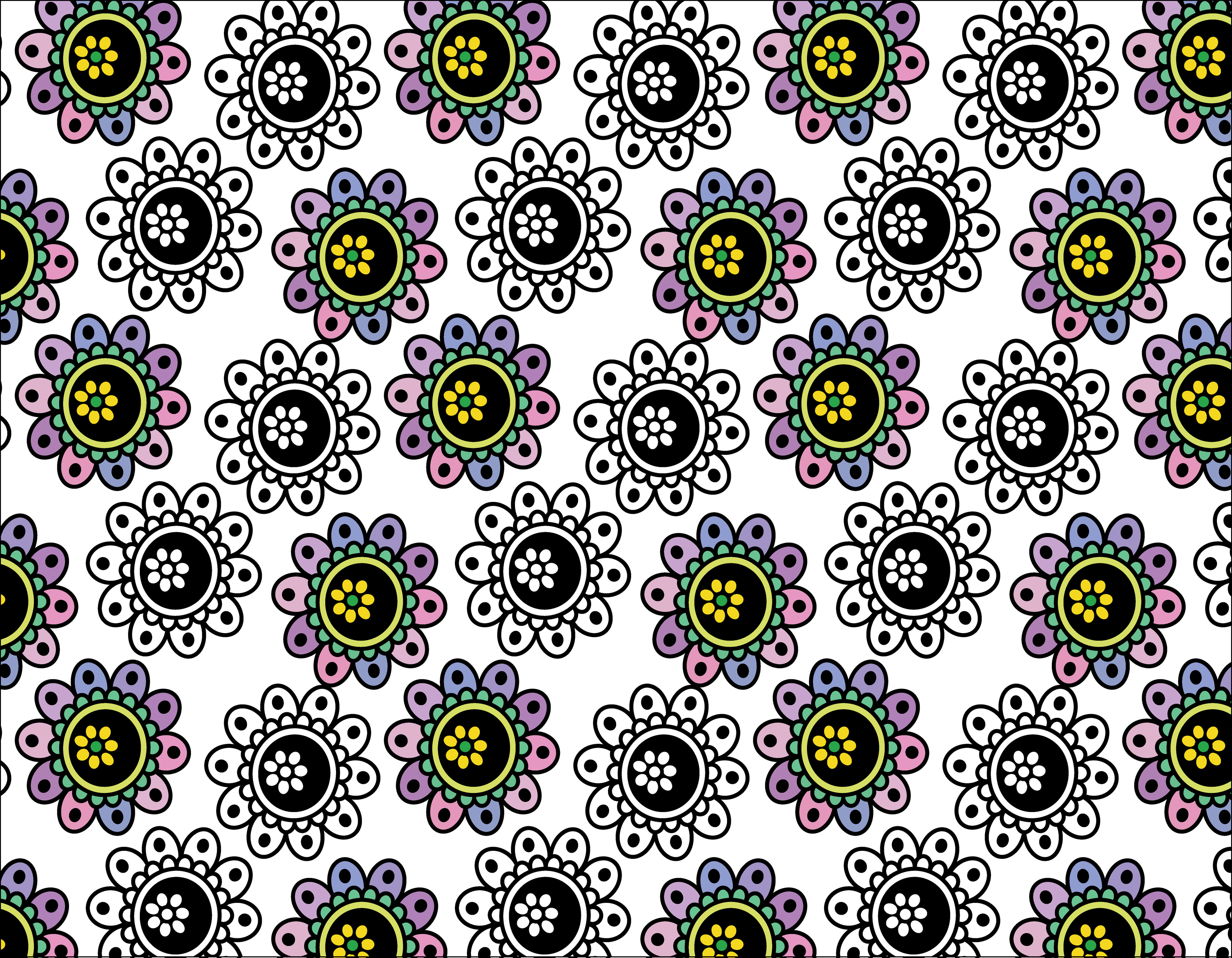 Florine, Digital Art, Pattern 1, 2025