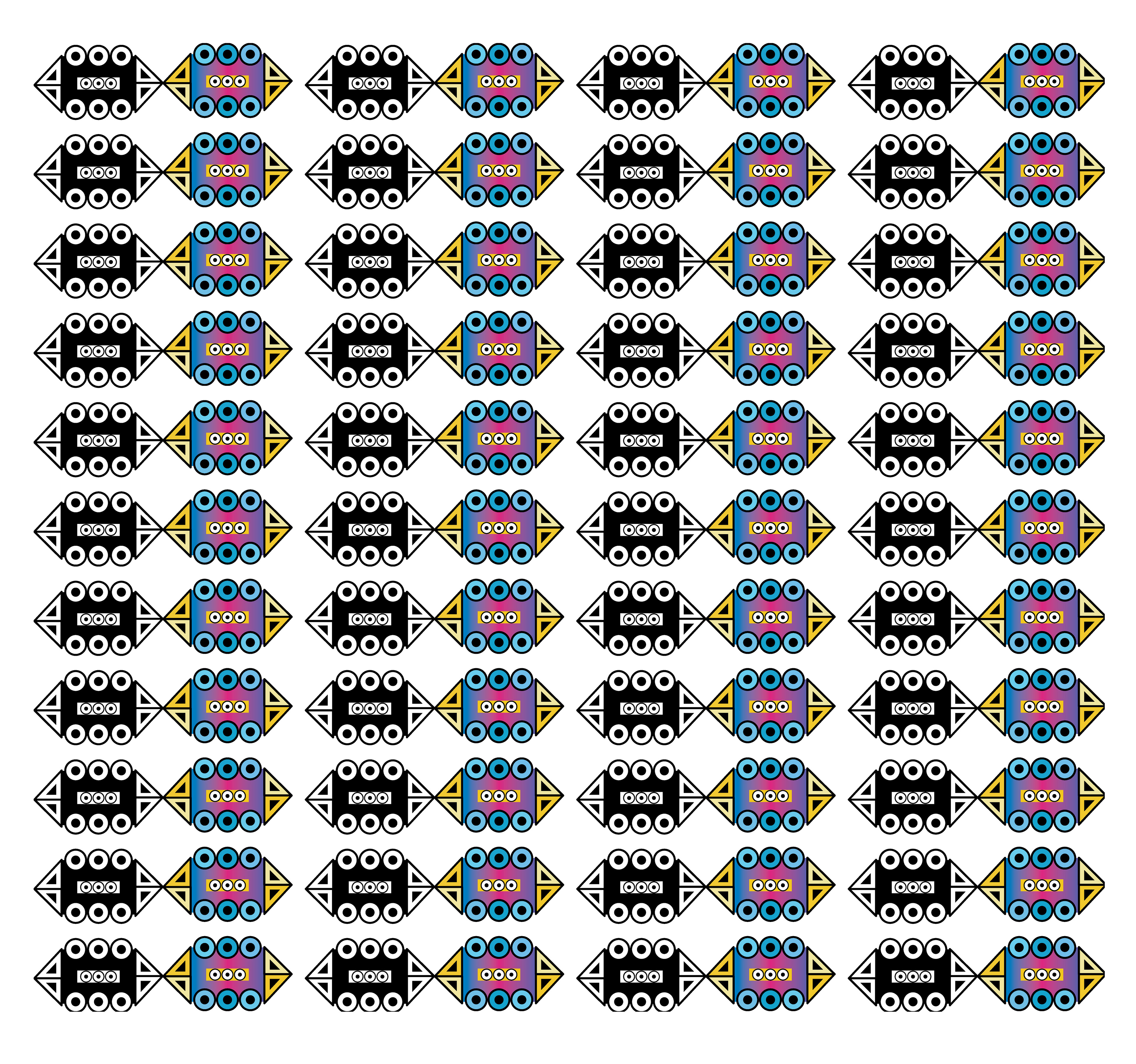 Train Car, Digital Art, Pattern 1, 2025
