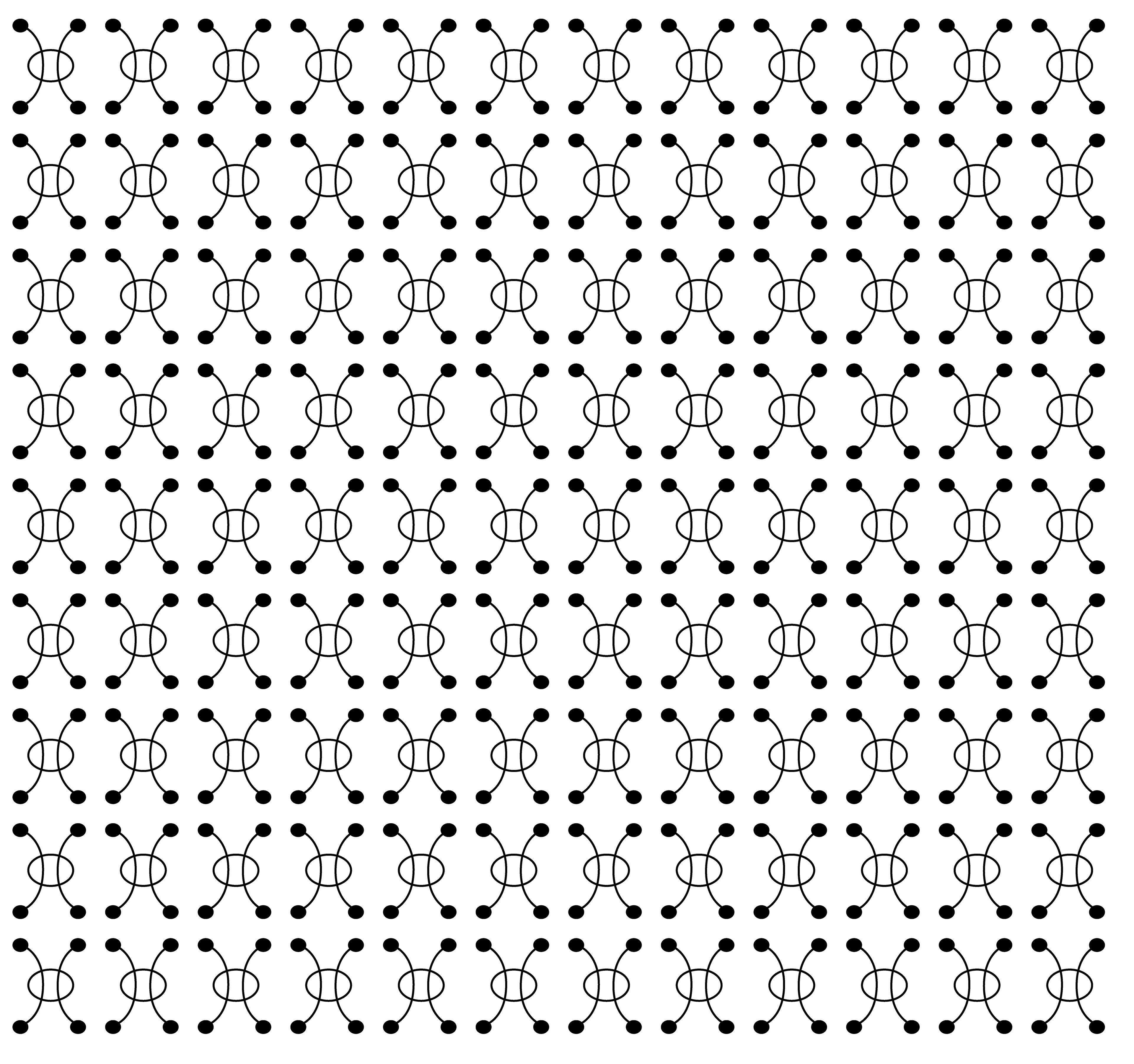 Ballpoint Pins, Digital Art, Pattern 1, 2022