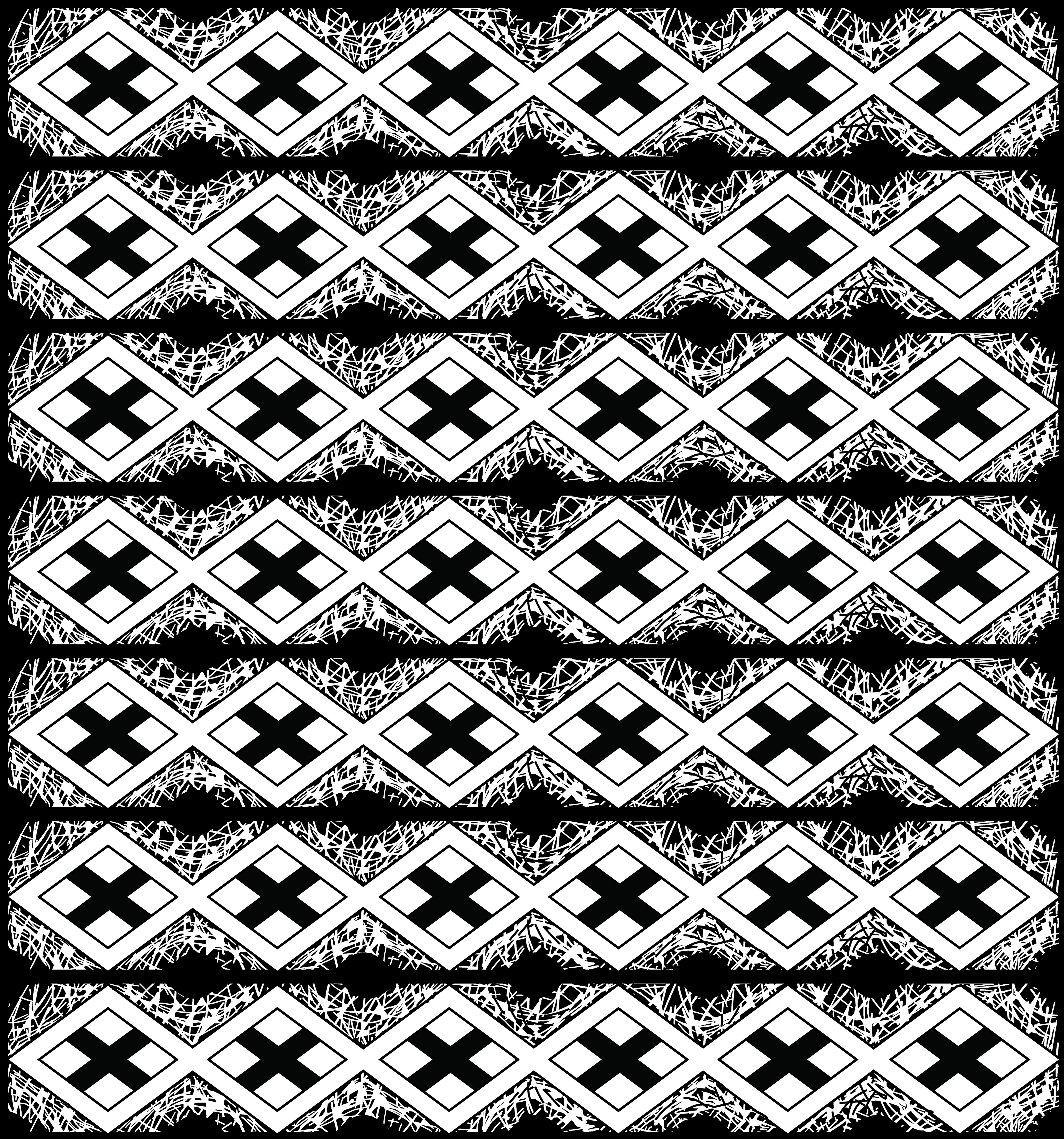 Cross Wire Connections, Digital Art, pattern 1, 2025