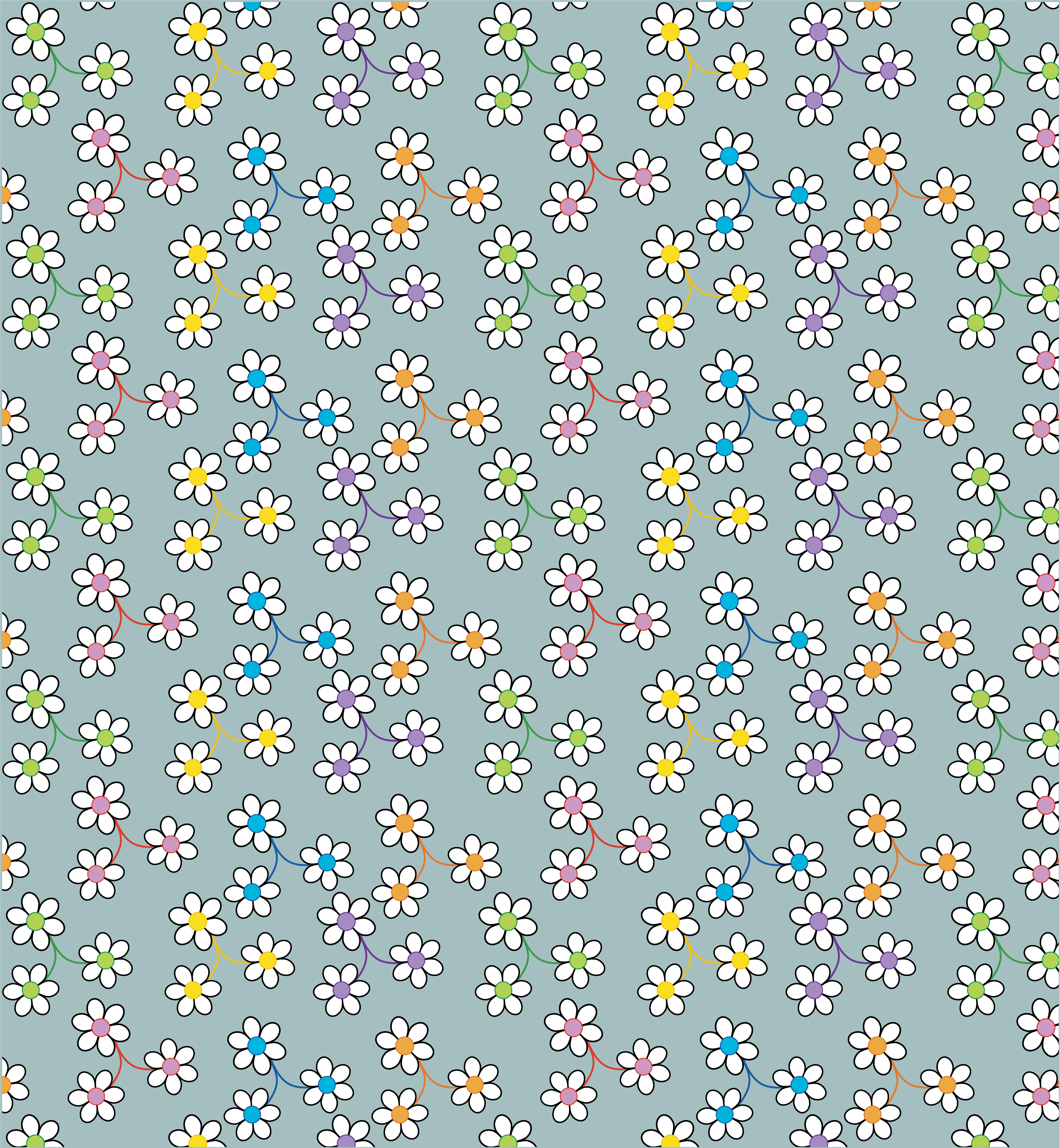 Nose Gay, Digital Art, Pattern 3, 2025
