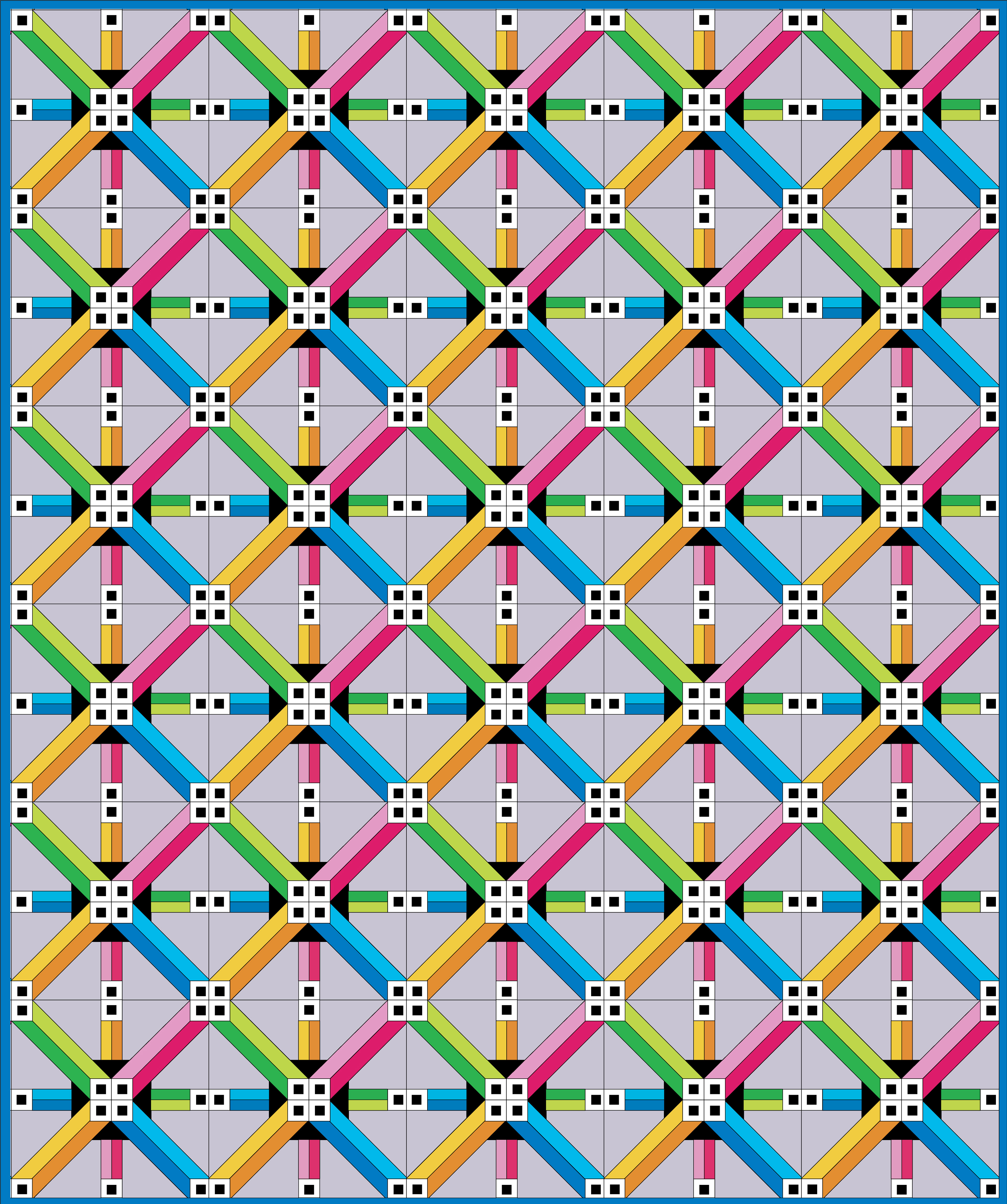 Angle Beams, Digital Art, Pattern 10, 2025