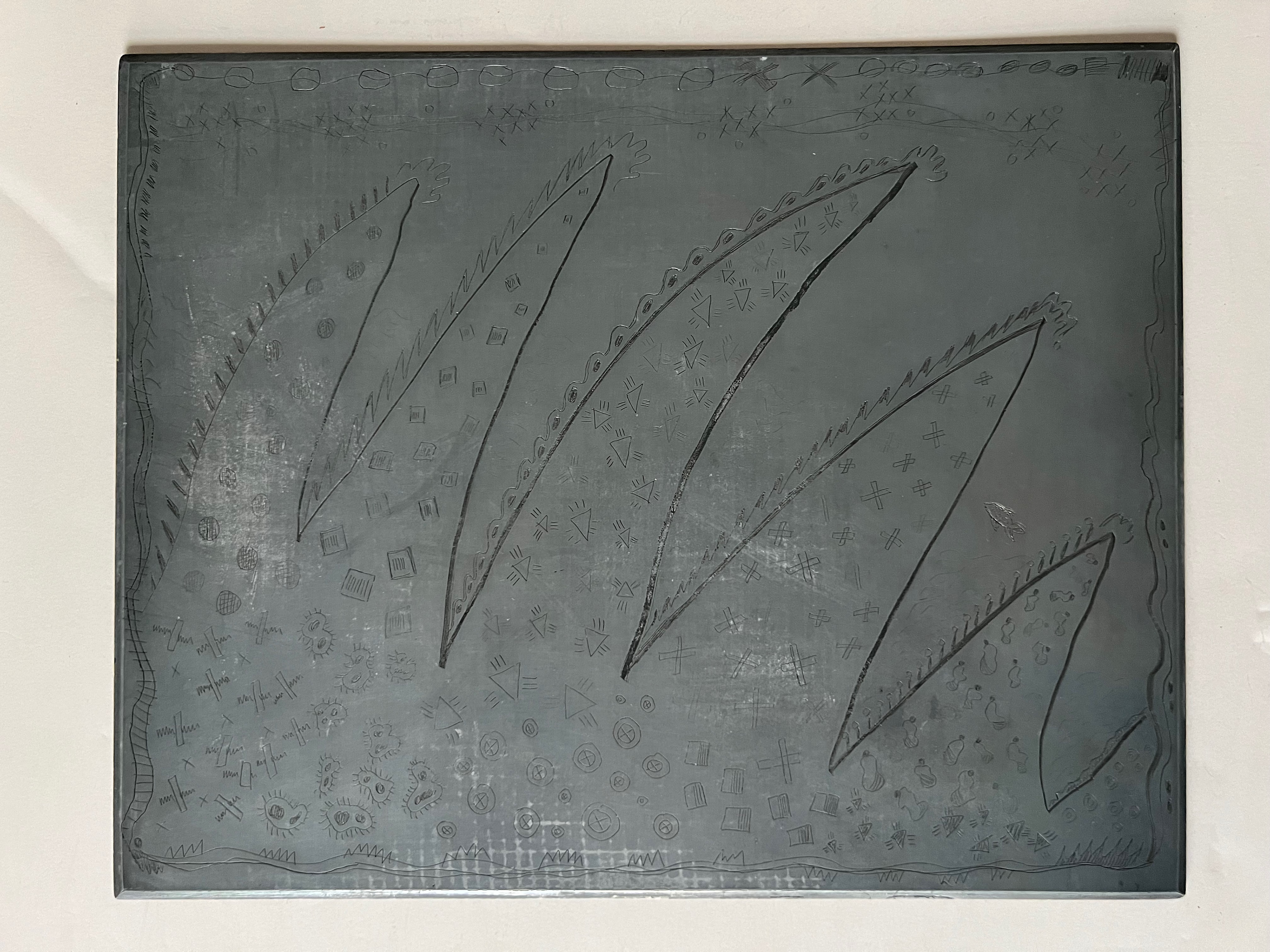 Upstream - Etching Plate, 1986
