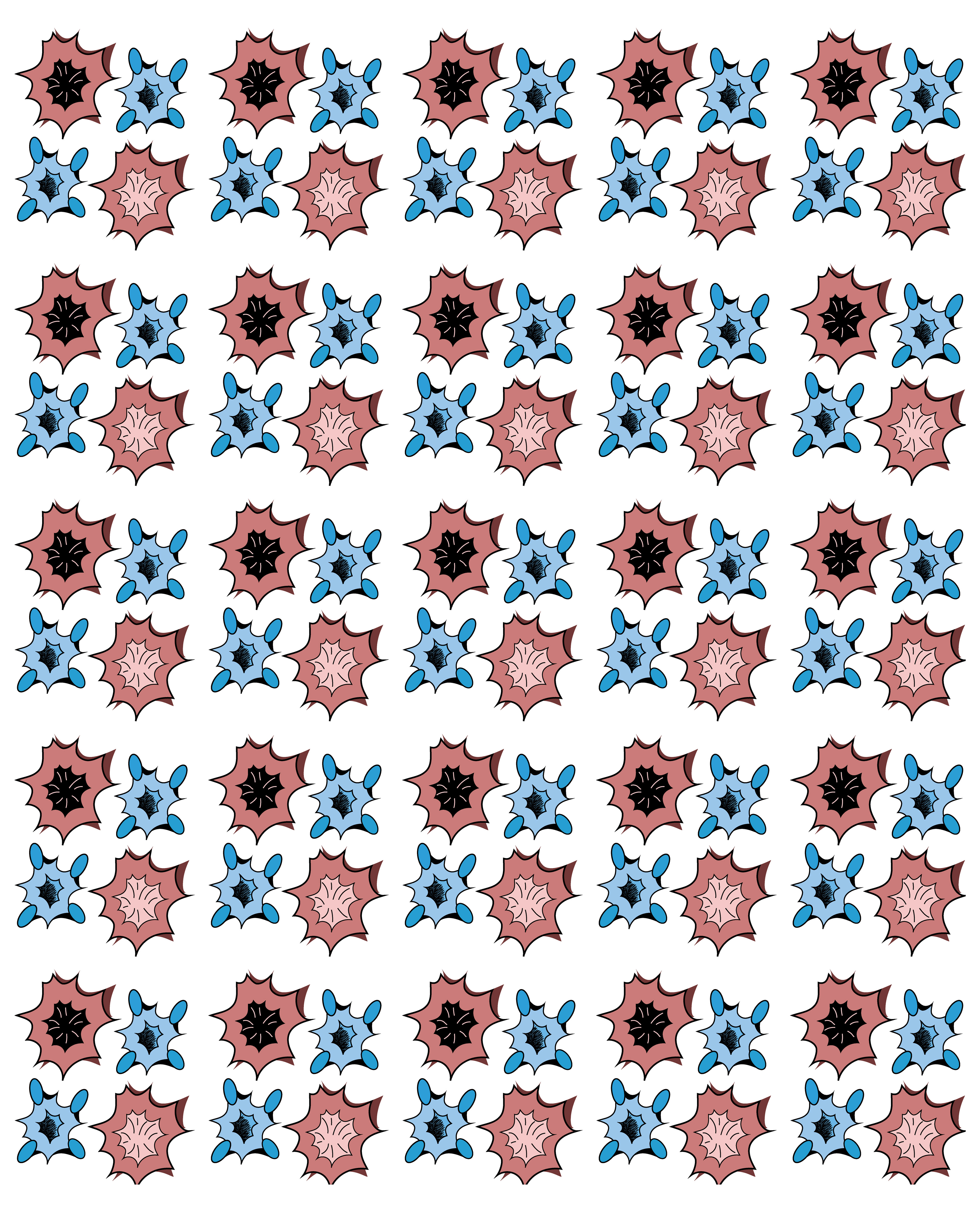 Outbloom, Digital Art, Pattern 3, 2025
