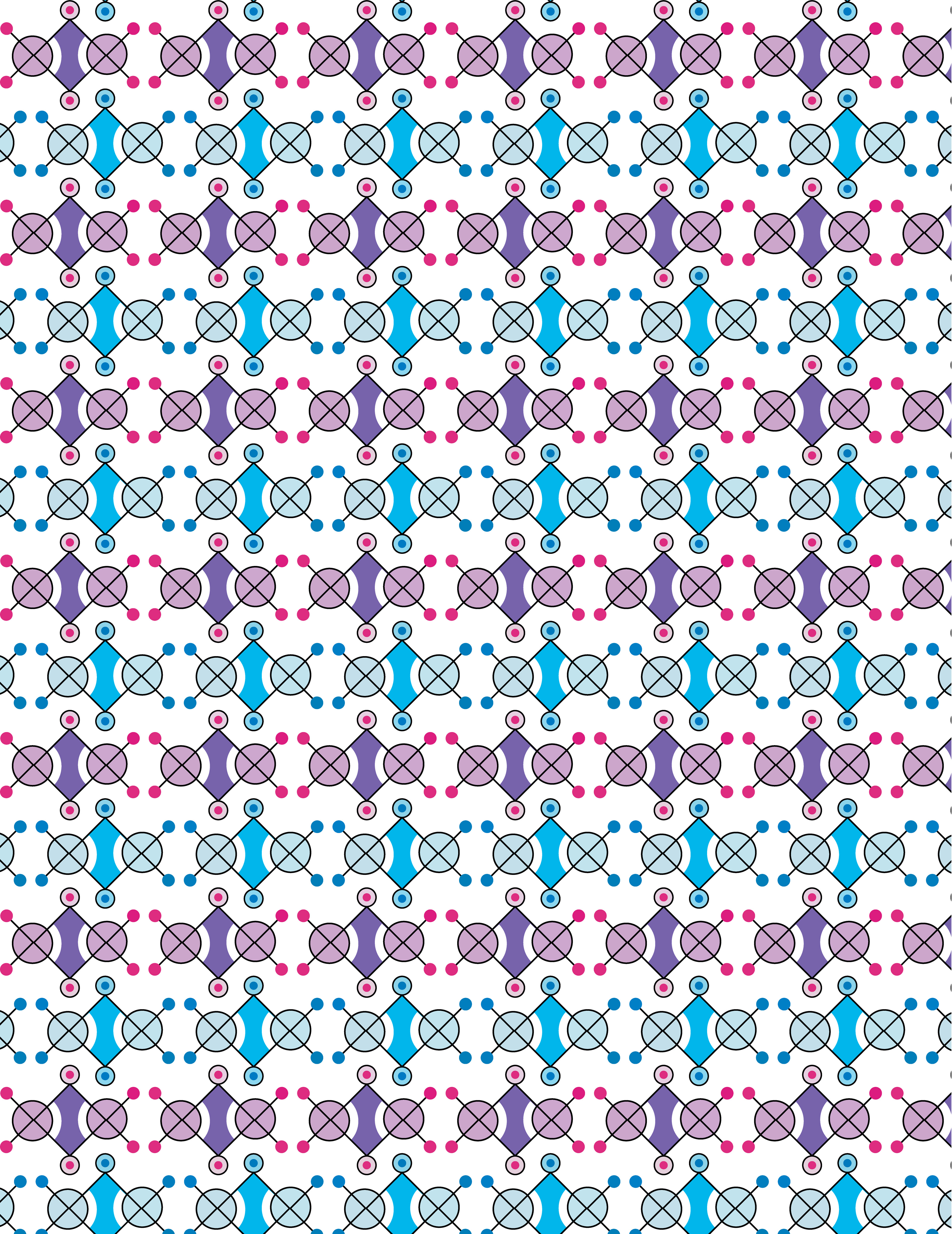 Second Hands, Digital Art, Pattern 2, 2023