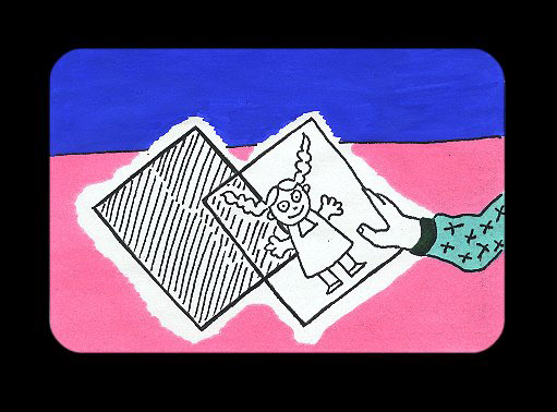 Linoleum Block Printing for Beginners, slide #27, 1993