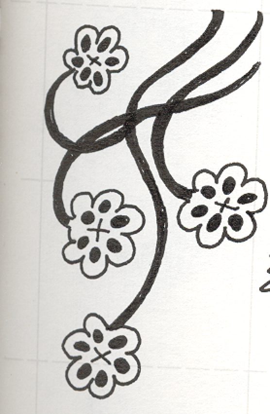 1991-03-29-b4, Pen and Ink on Paper, 1991