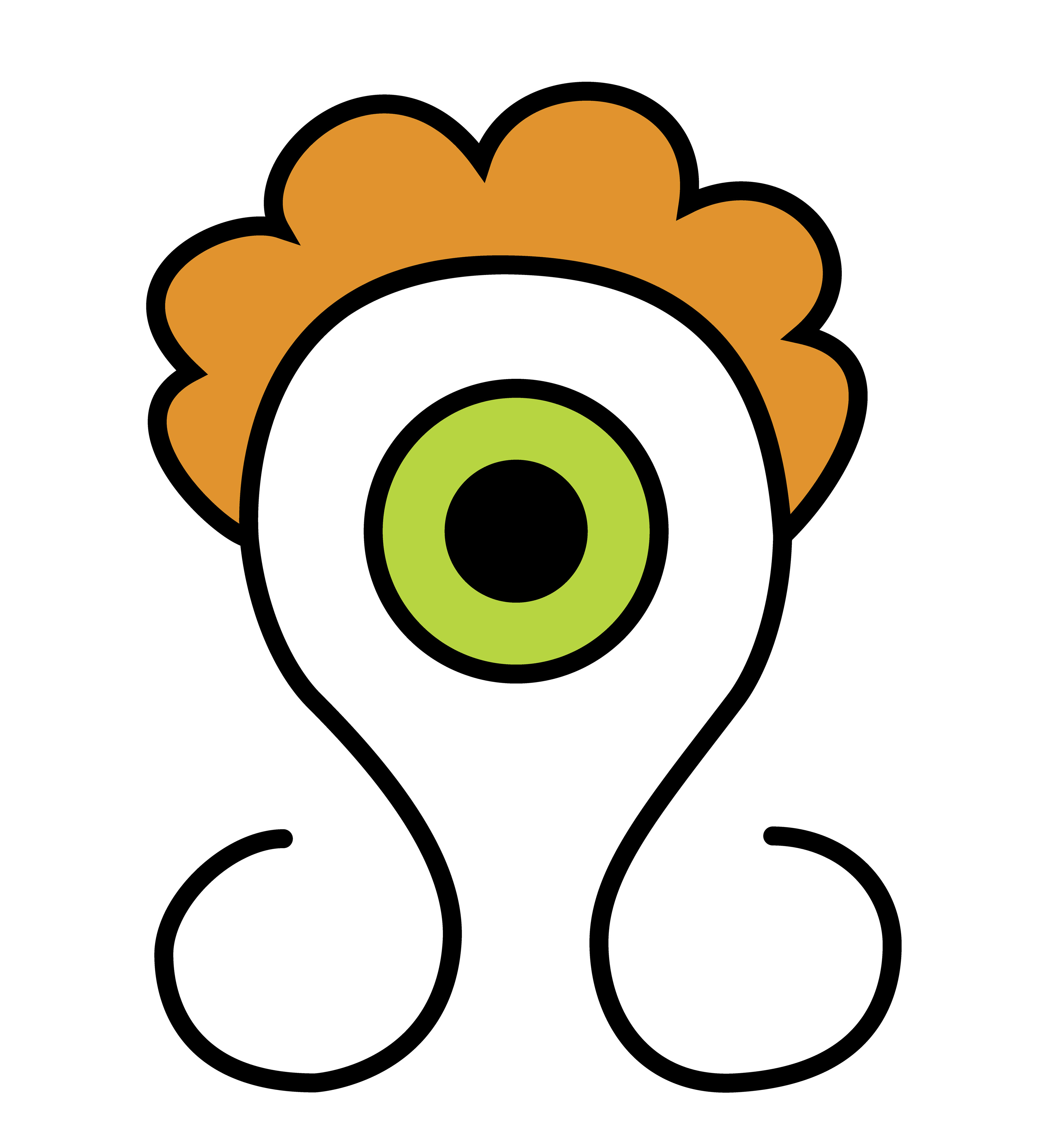 Monocle Eye, Vector Drawing 2, 2025