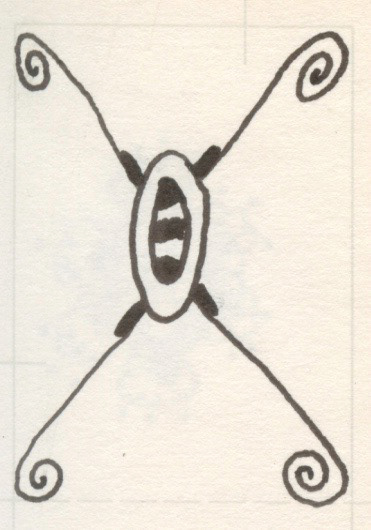 Volt Meter, Pen and Ink on Paper, 2001