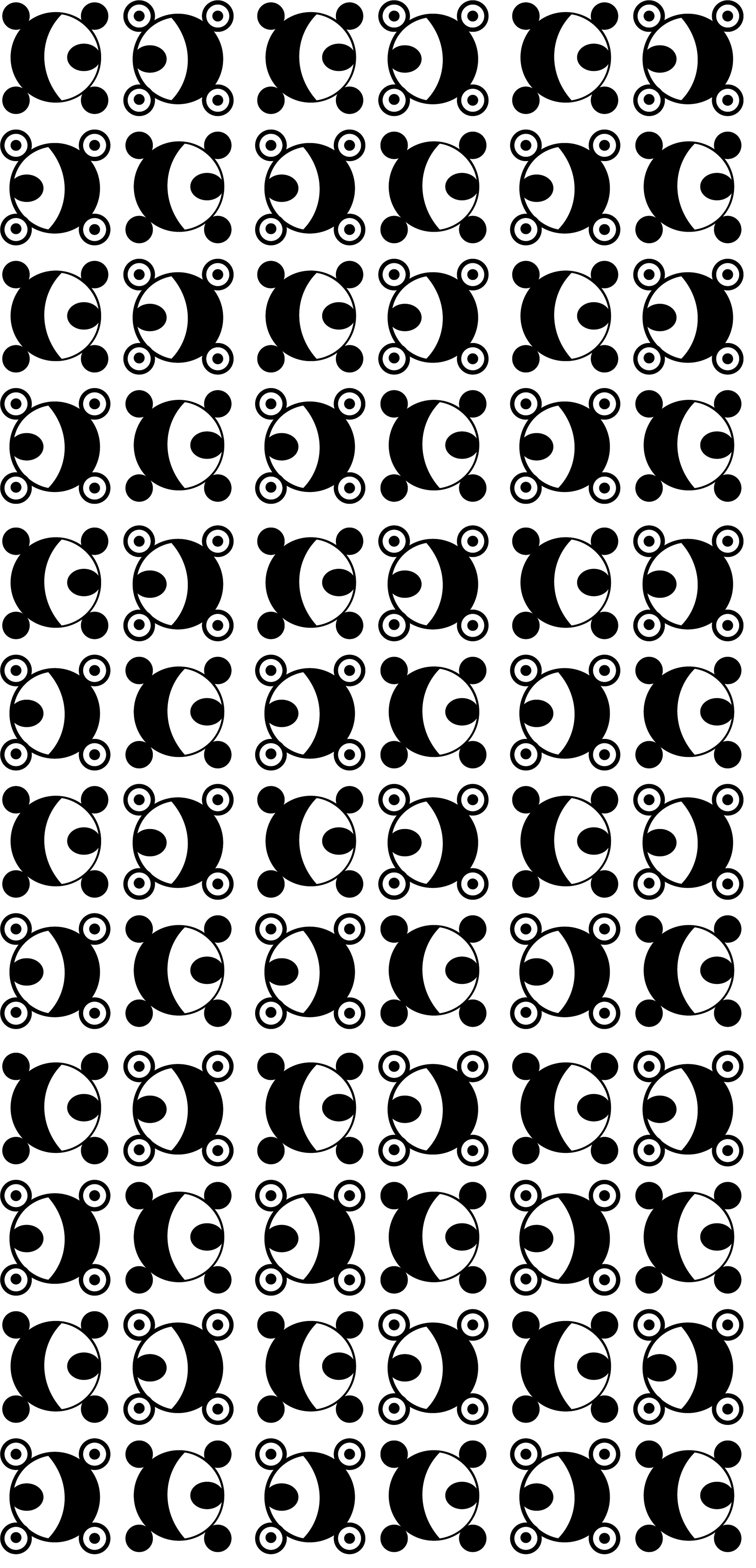 Pivot Wheels, Digital Art, Pattern, 2022