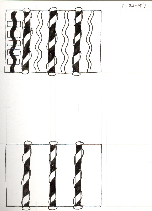 1997-11-21-a, Pen and Ink on Paper, 1997