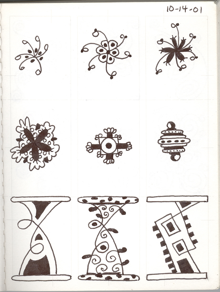 2001-10-14-a, Pen and Ink on Paper