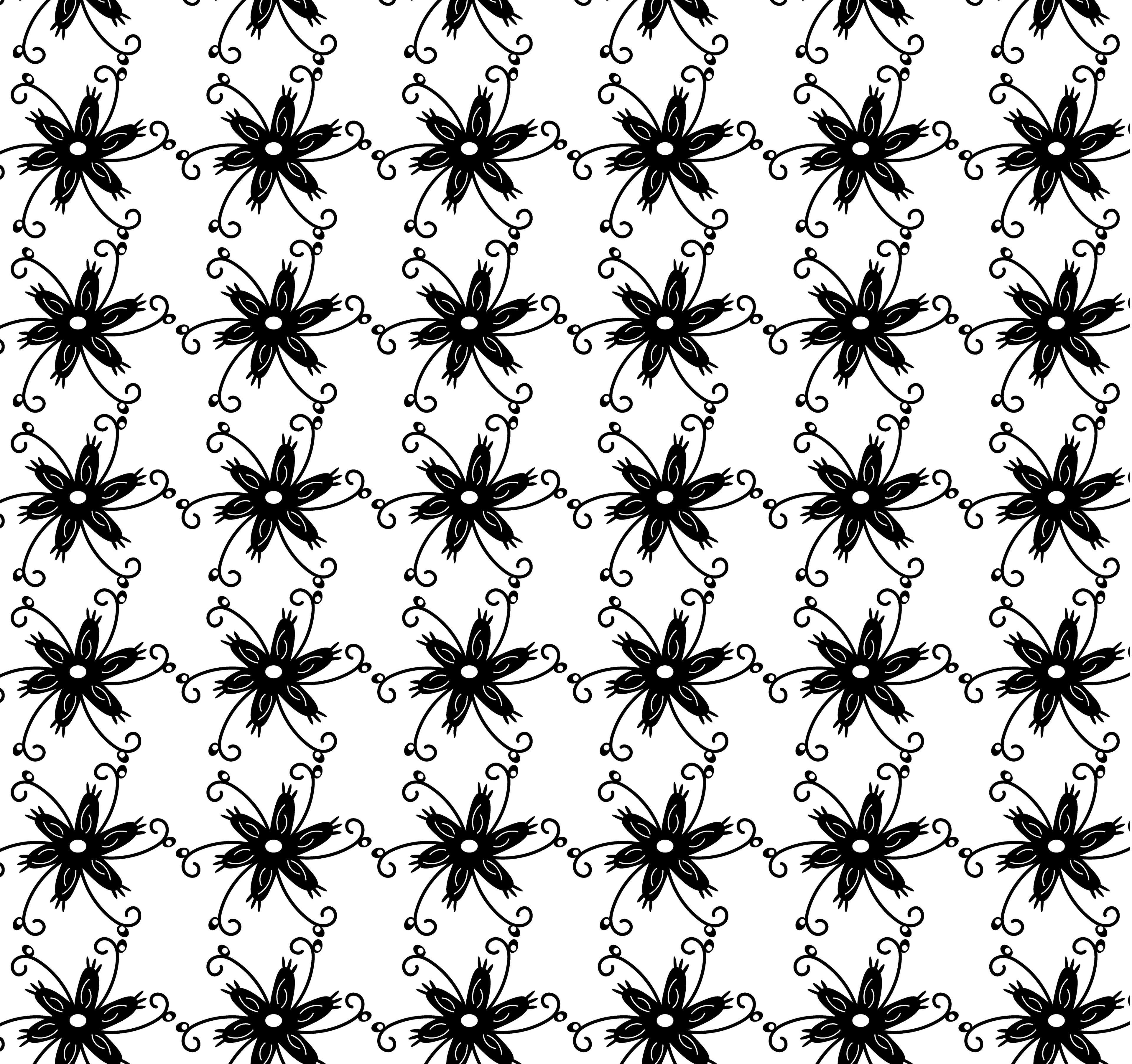 Alstromeria, Digital Art, Pattern 1, 2021
