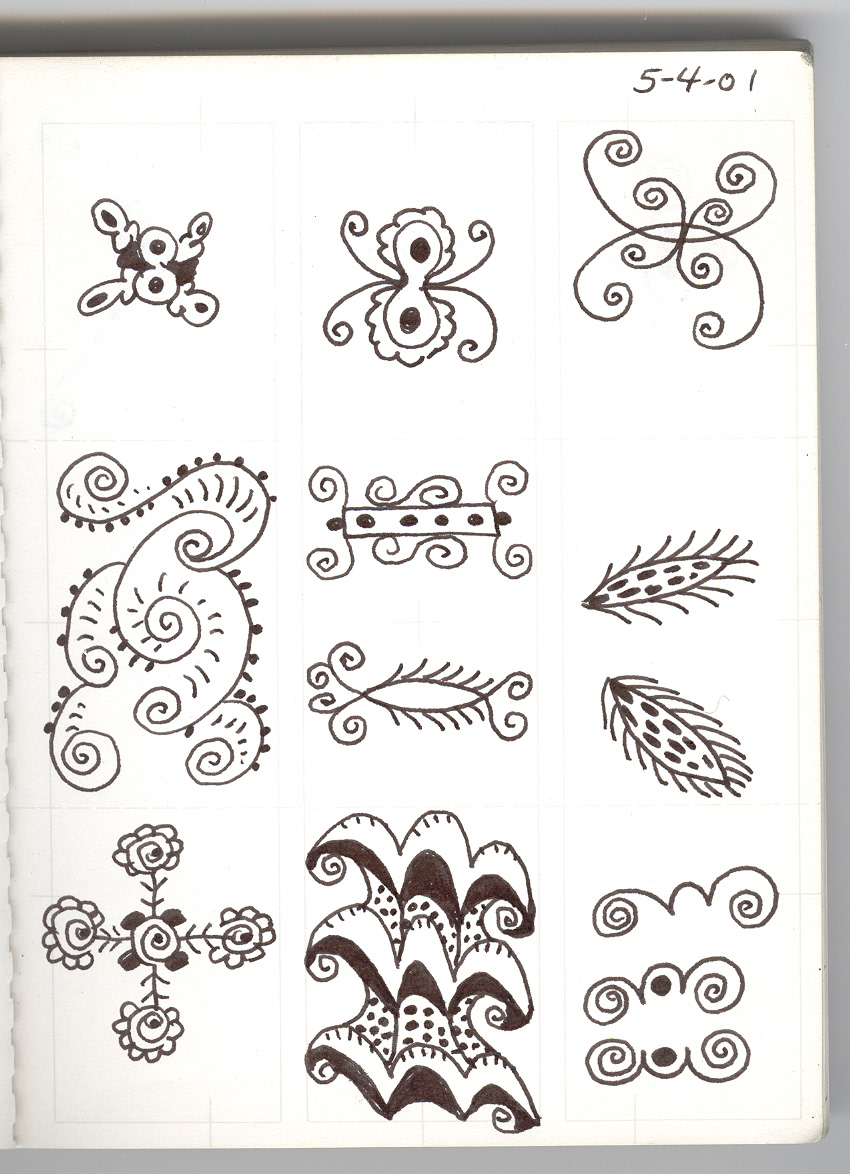 2001-05-04-a, Pen and Ink on Paper