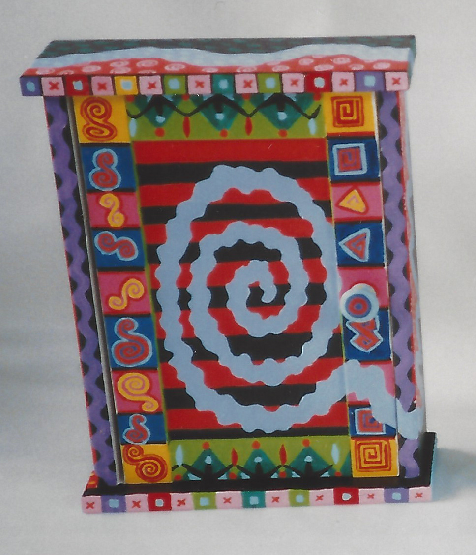 Spiral Cloud Shadowbox - Acrylic, 1989