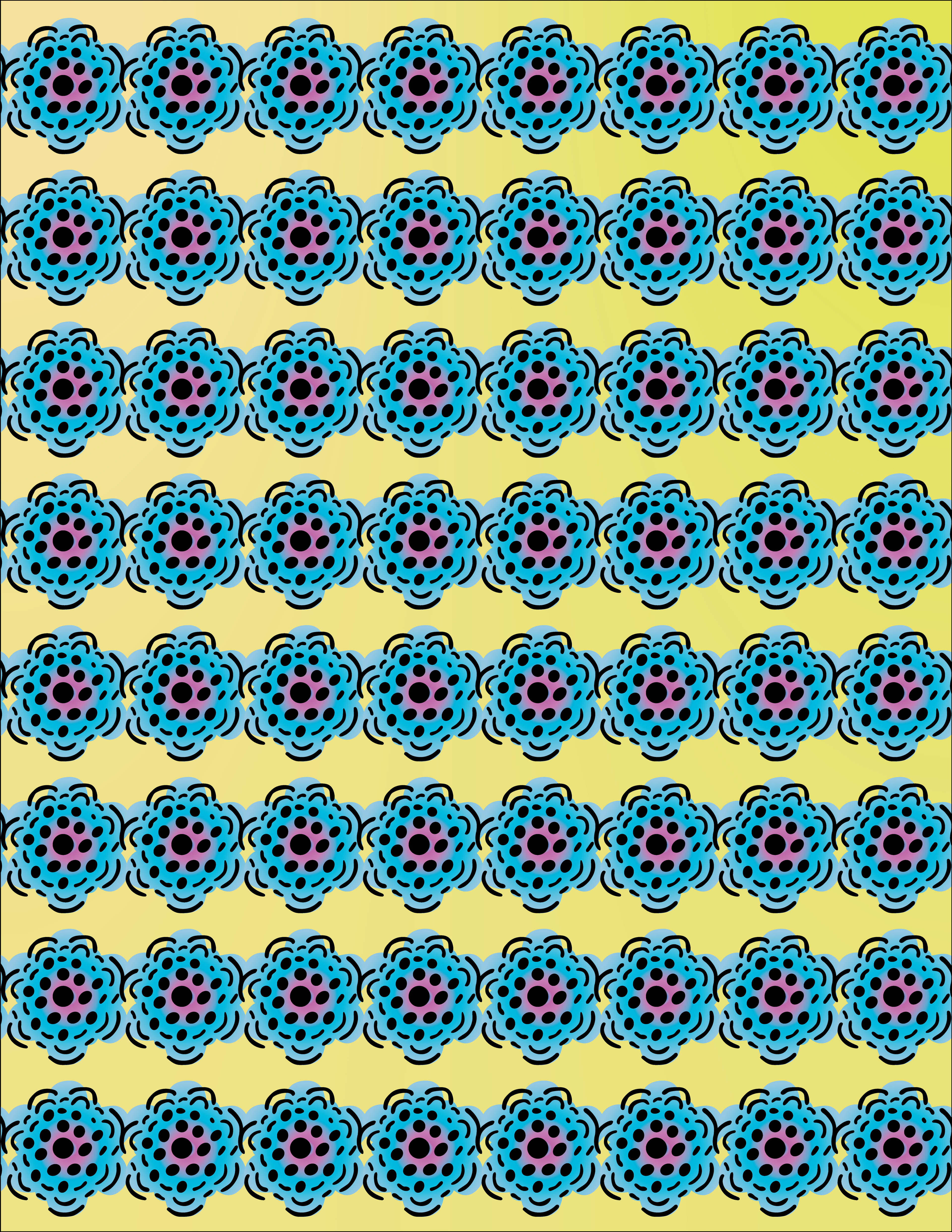 Floret, Digital Art, Pattern 2, 2020