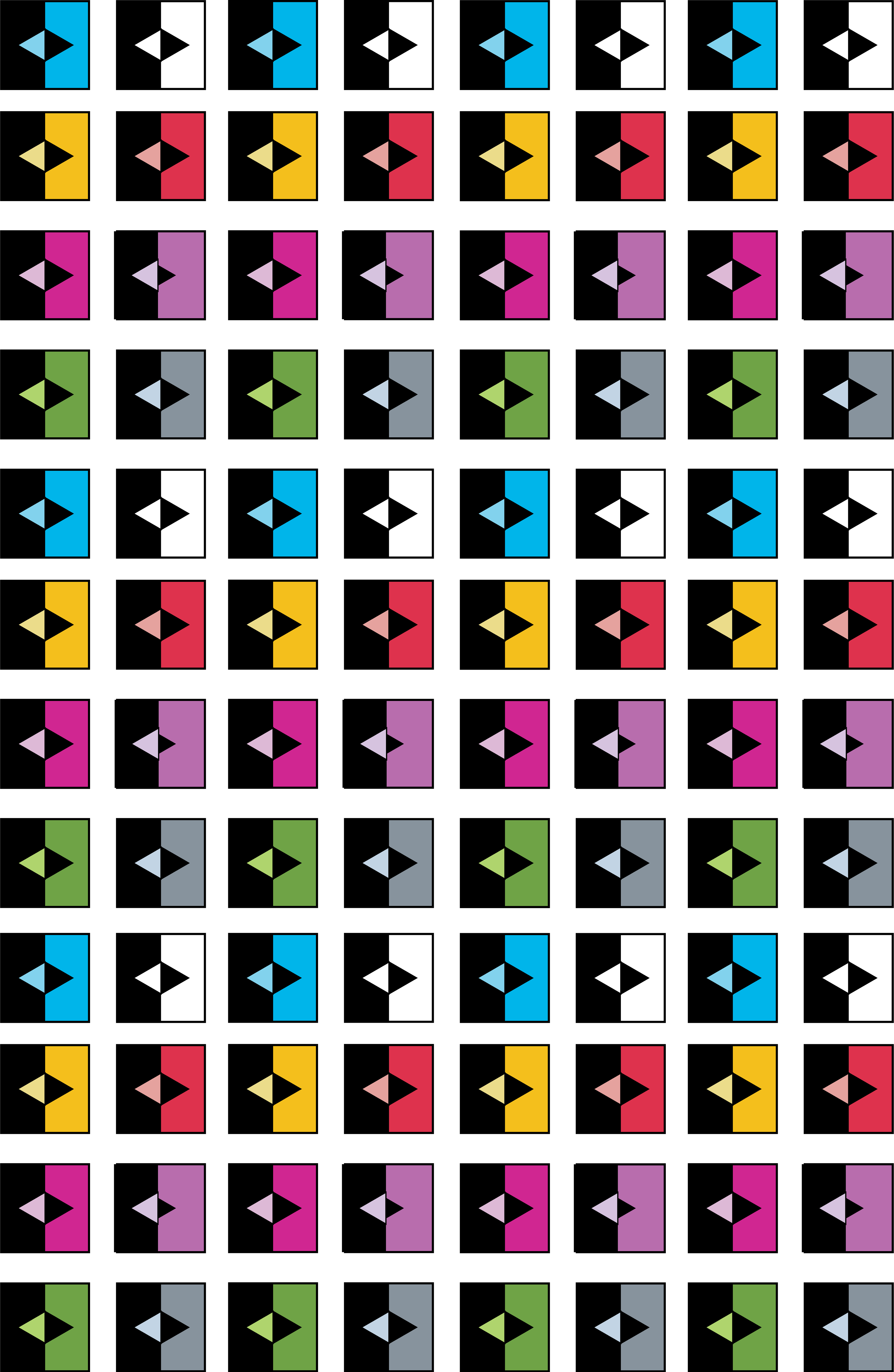 Diamond Portal Pattern, Digital Art, Version 8, 2022