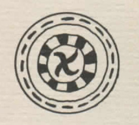 X Chromosome Wheel, Pen and Ink on Paper, 1985