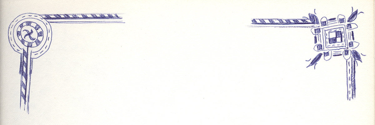 1985-11-05, Ballpoint Pen on Sketch Paper, Drawing 1, 1985