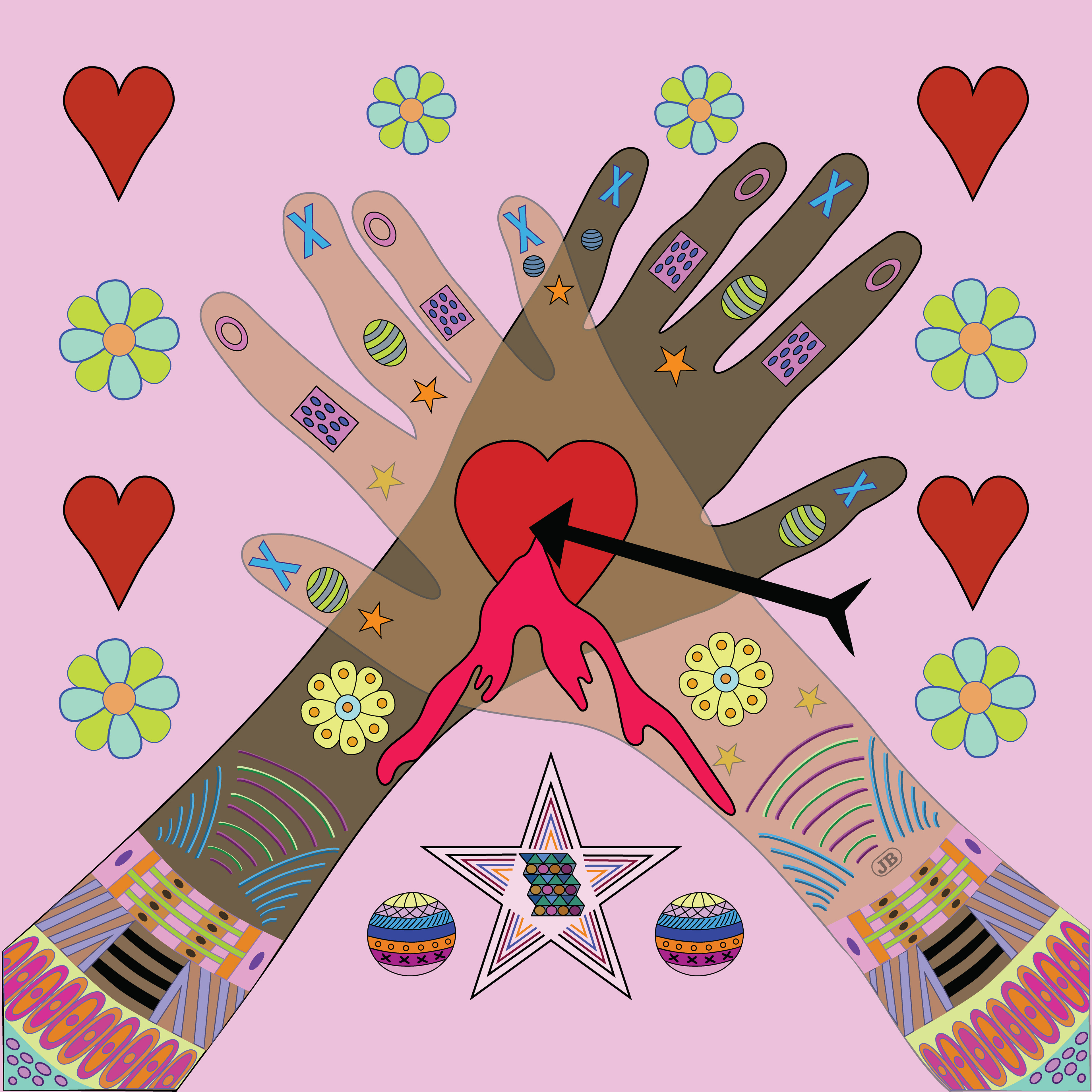 Heart Hands, Digital Art, 2026
